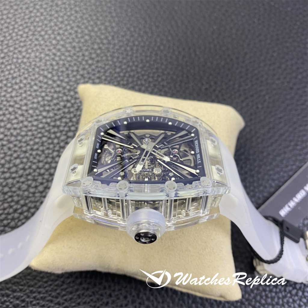 Richard Mille RM12-01 Tourbillon Sapphire Transparent Edition Orologi Replica-4