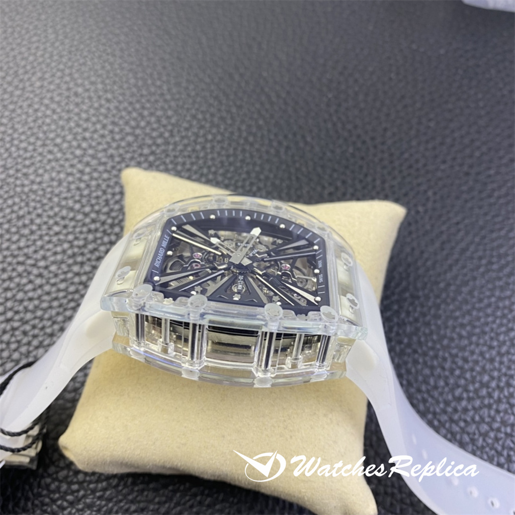 Richard Mille RM12-01 Tourbillon Sapphire Transparent Edition Orologi Replica-3