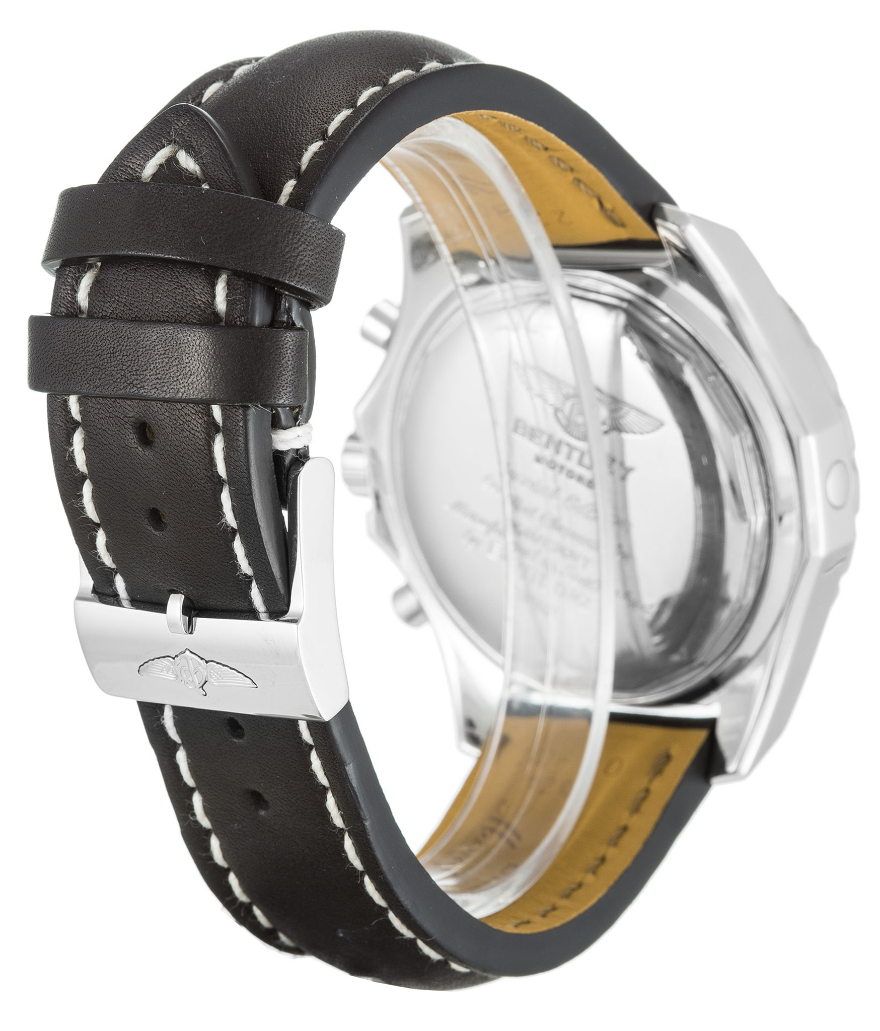 Breitling Bentley Gt Quadrante bianco Diact Cinghia A13362 44,8 MM-2