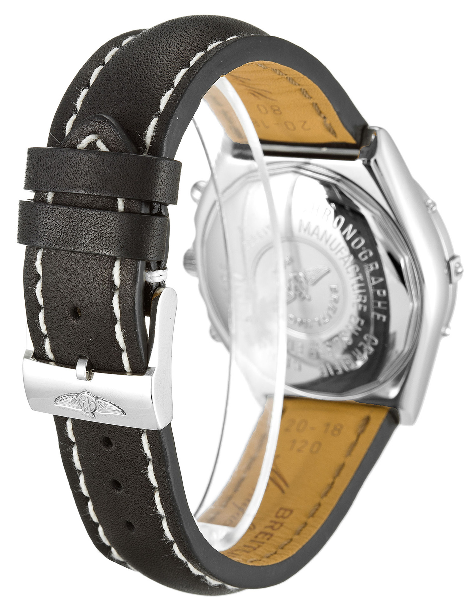Breitling Chronomat Quadrante bianco Stick Marker A13350 44MM-2
