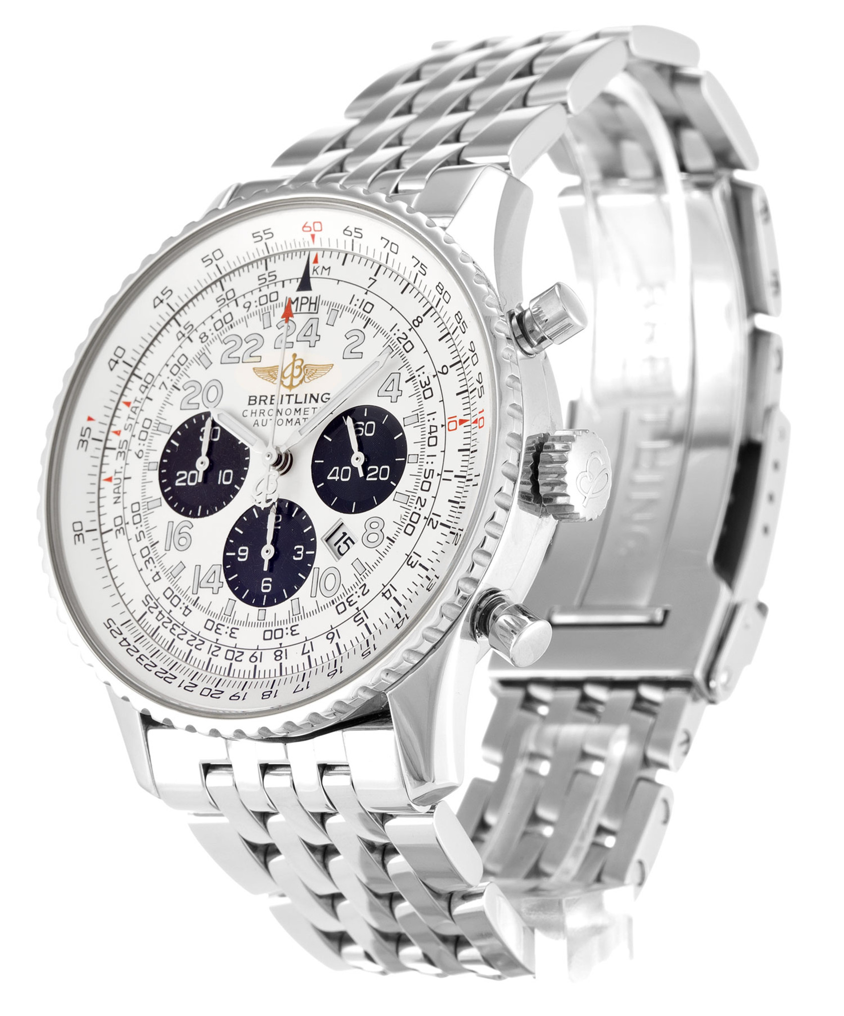 Breitling Cosmonaute bianco Compositura Marker A22322 46MM-1