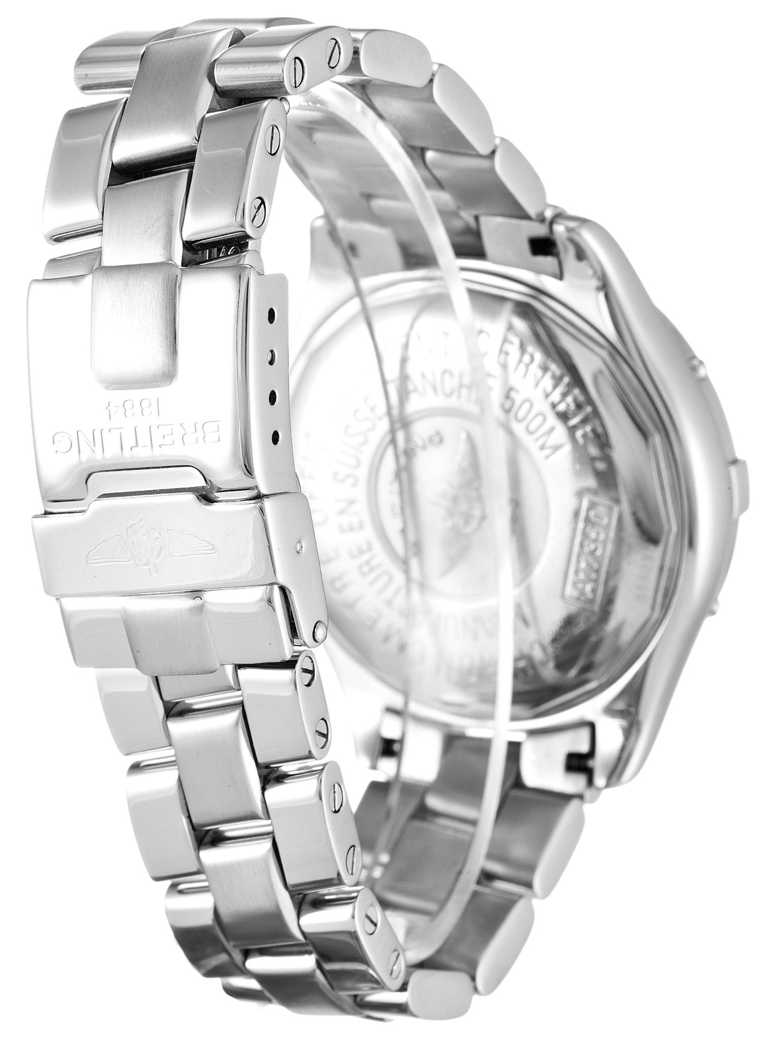 Breitling Colt Auto Quadrante nero Stick Marker A17350 38MM-2