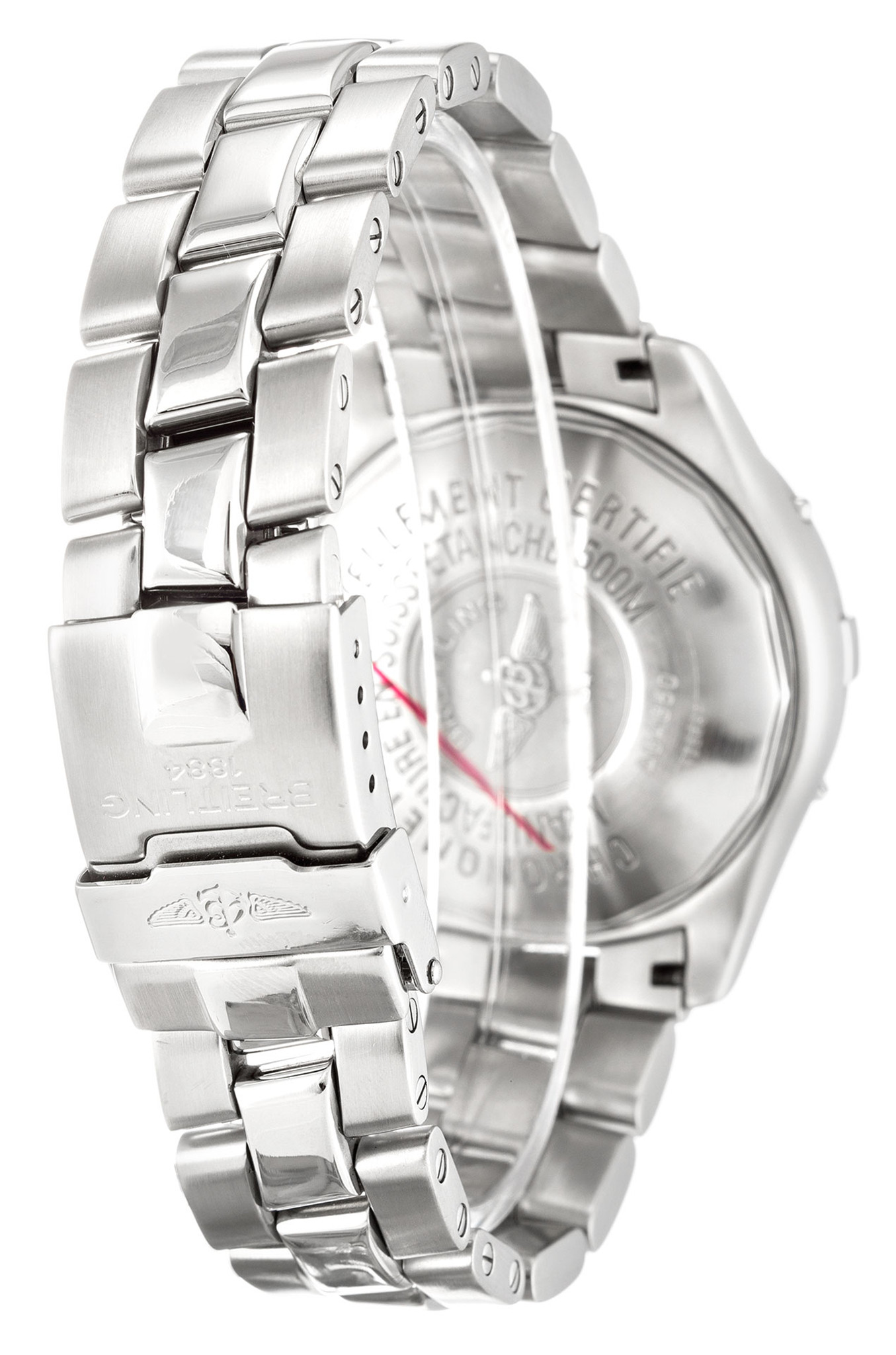 Breitling Colt Quartz Quadrante blu Number Marker A64350 38MM-2