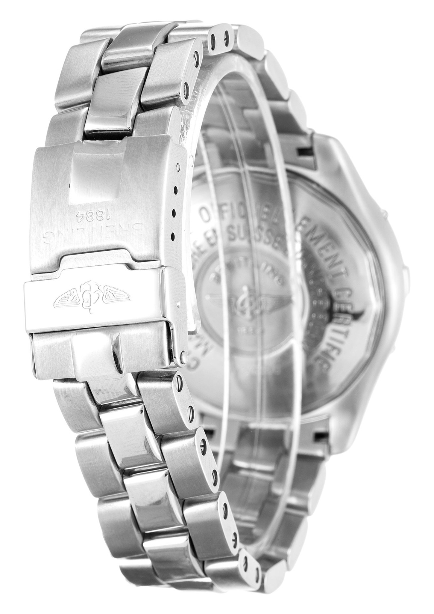 Breitling Colt Quartz Quadrante nero Number Marker A64350 38MM-2