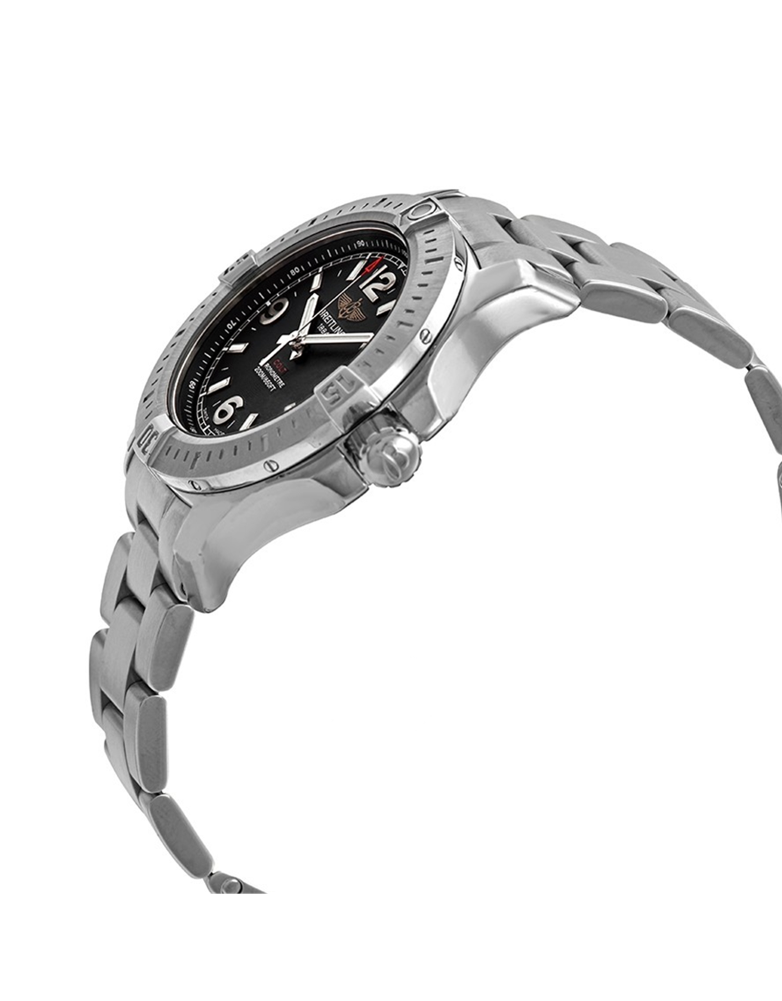 Breitling Colt Quadrante nero Case In Acciaio Inossidabile A7438911 Bd82Ss 36MM-1