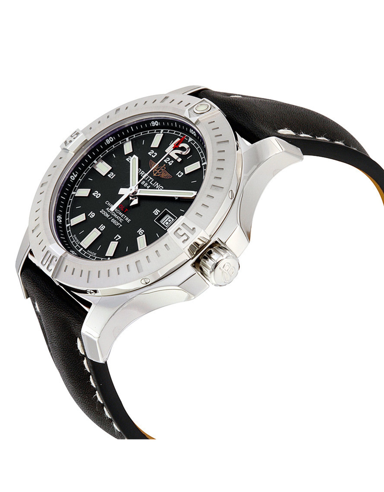 Breitling Colt Quadrante nero Diar Dialtra Orologi Replica A1738811 Bd44Bklt 44MM-1
