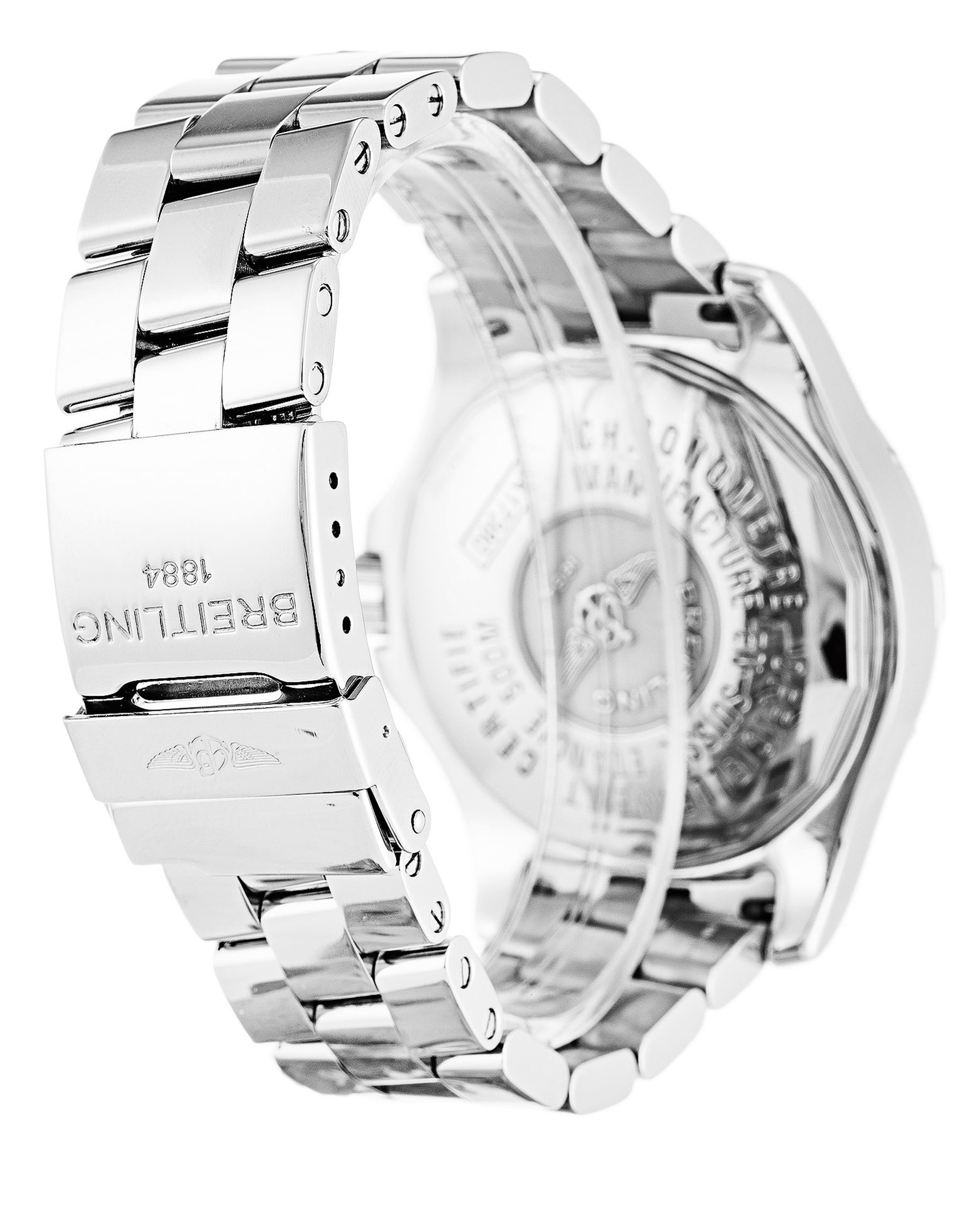 Breitling Colt Auto Quadrante nero Stick Marker A17380 41.1MM-2