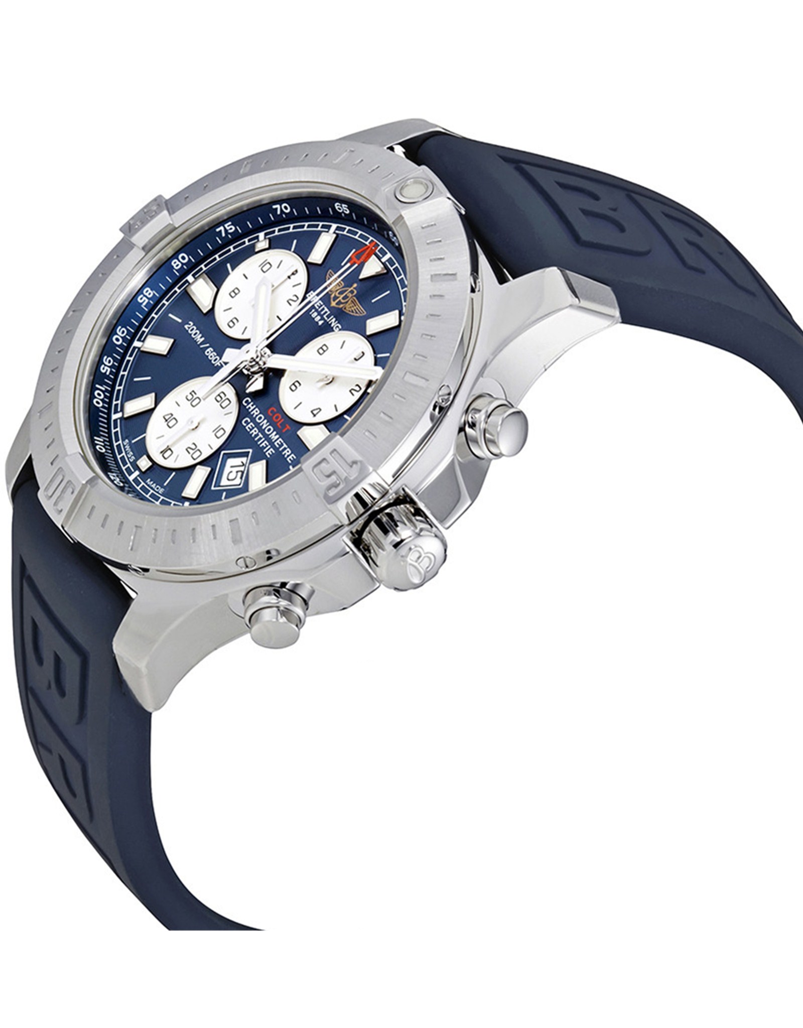 Breitling Colt Quadrante blu Diar Dialtra A7338811 C905 158S A20Ss.1 44MM-1