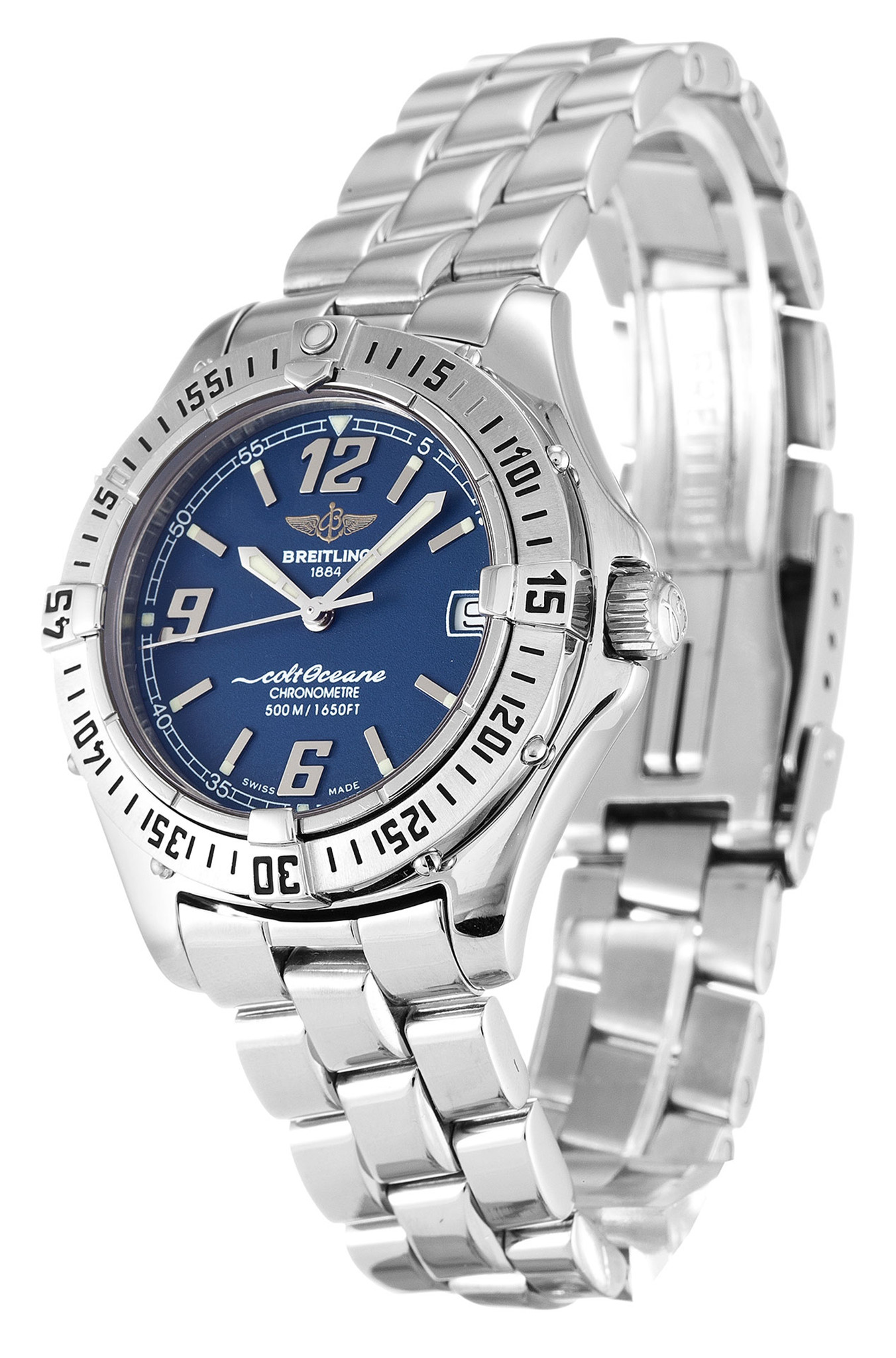 Breitling Colt Oceane blu Stick Marker Lady A57350 32MM-1
