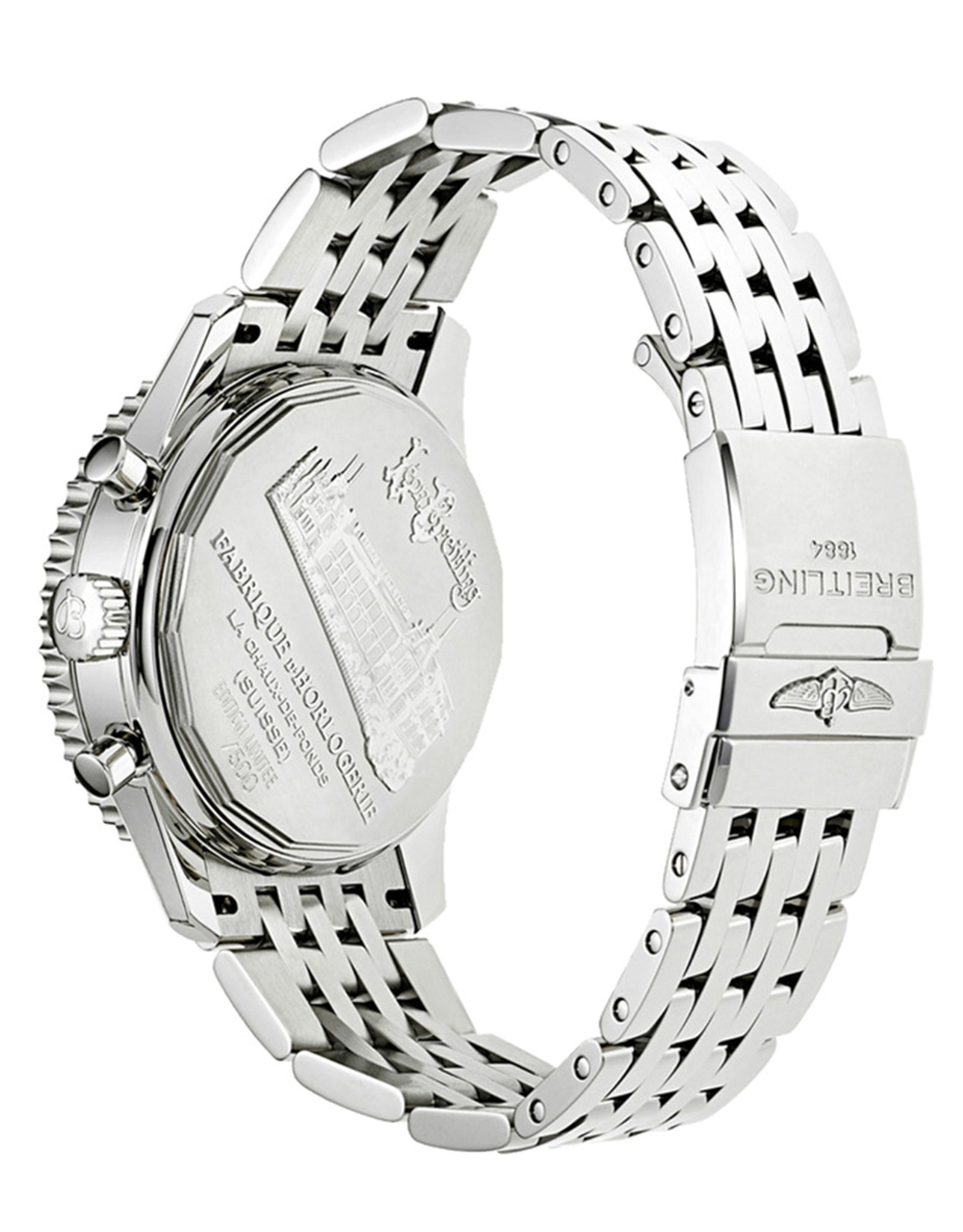 Breitling Montbrillant Quadrante blu Ab0130C5/C894-448A 40MM-2
