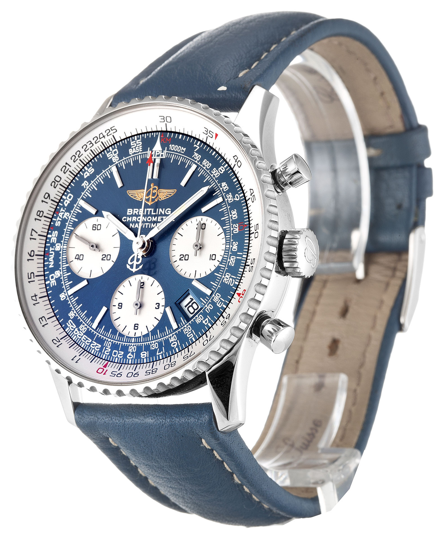 Breitling Navitimer Quadrante blu Stick Marker A23322 41,8 MM-1