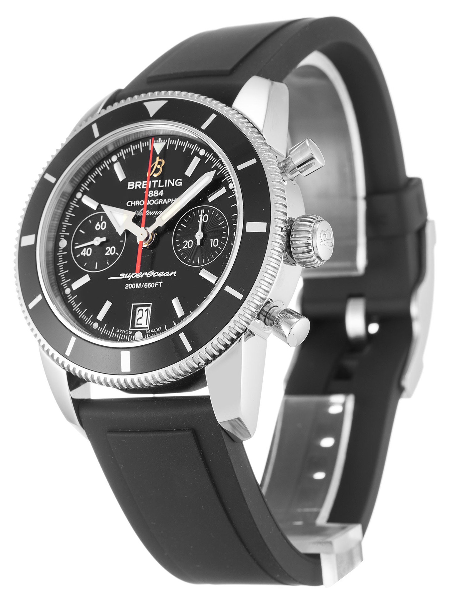 Breitling Superocean Heritage Quadrante nero Dial Bubbo A23370 44MM-1