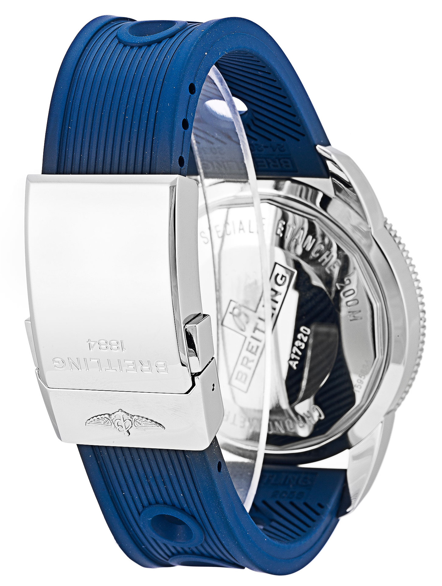 Breitling Superocean Heritage blu Case Stick Marker A17320 46MM-2