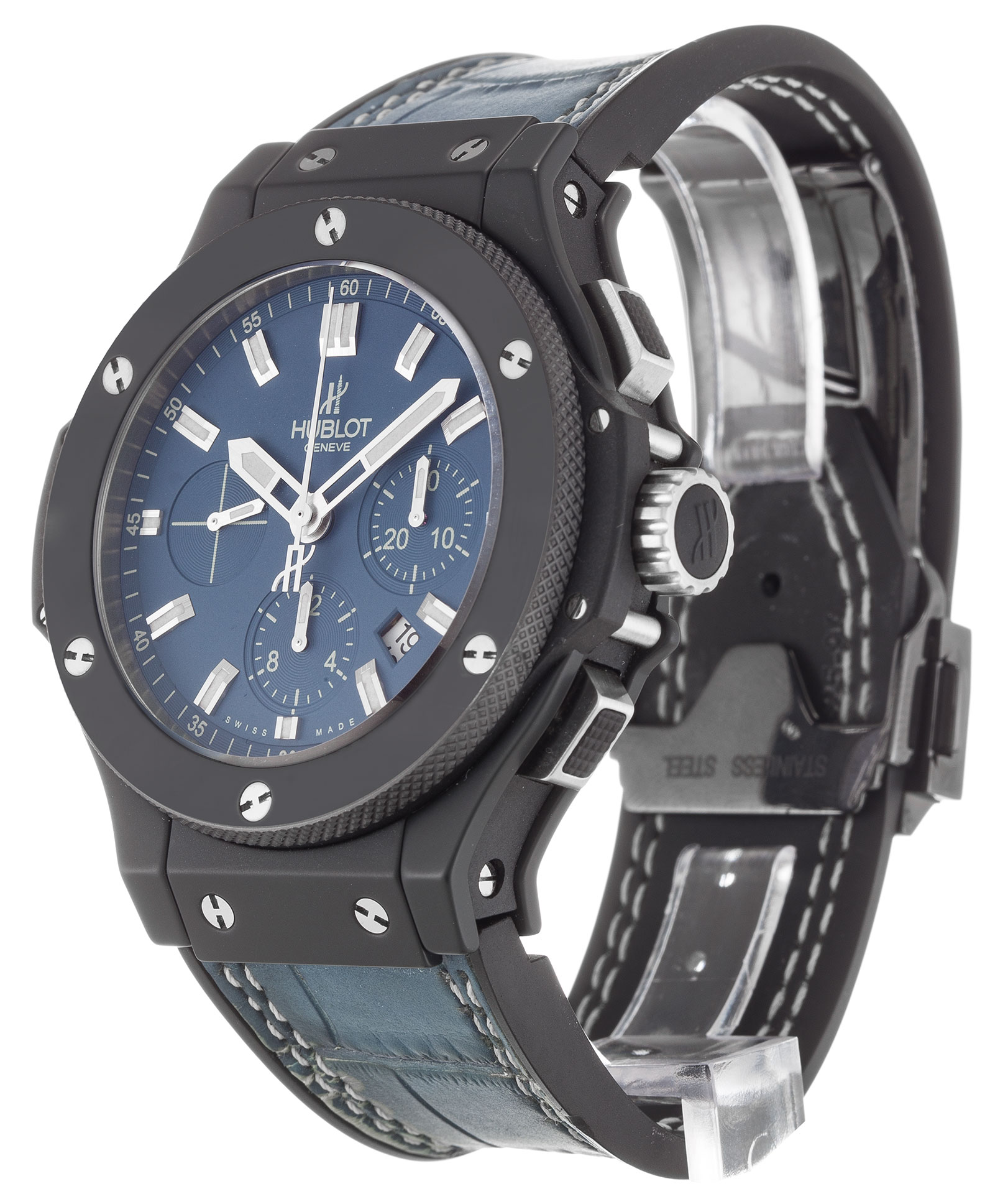 Hublot 44MM 301.Ci.5190.Gr Marcatori A Bastoncini Blu 44MM-1