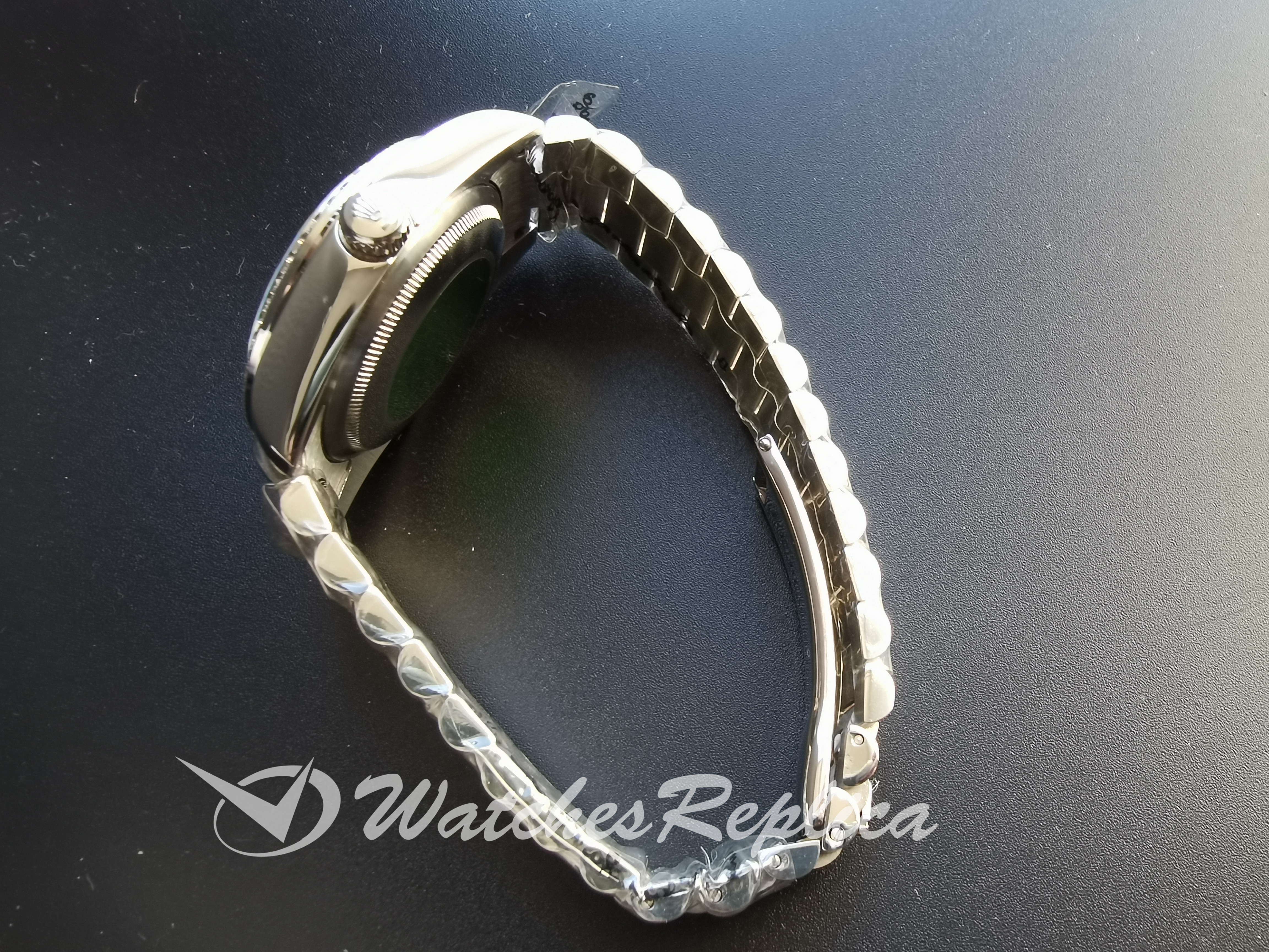 Rolex Day-Date 118346 36MM 950 Platinum Con Diamanti Per Uomo Orologi Replica-3
