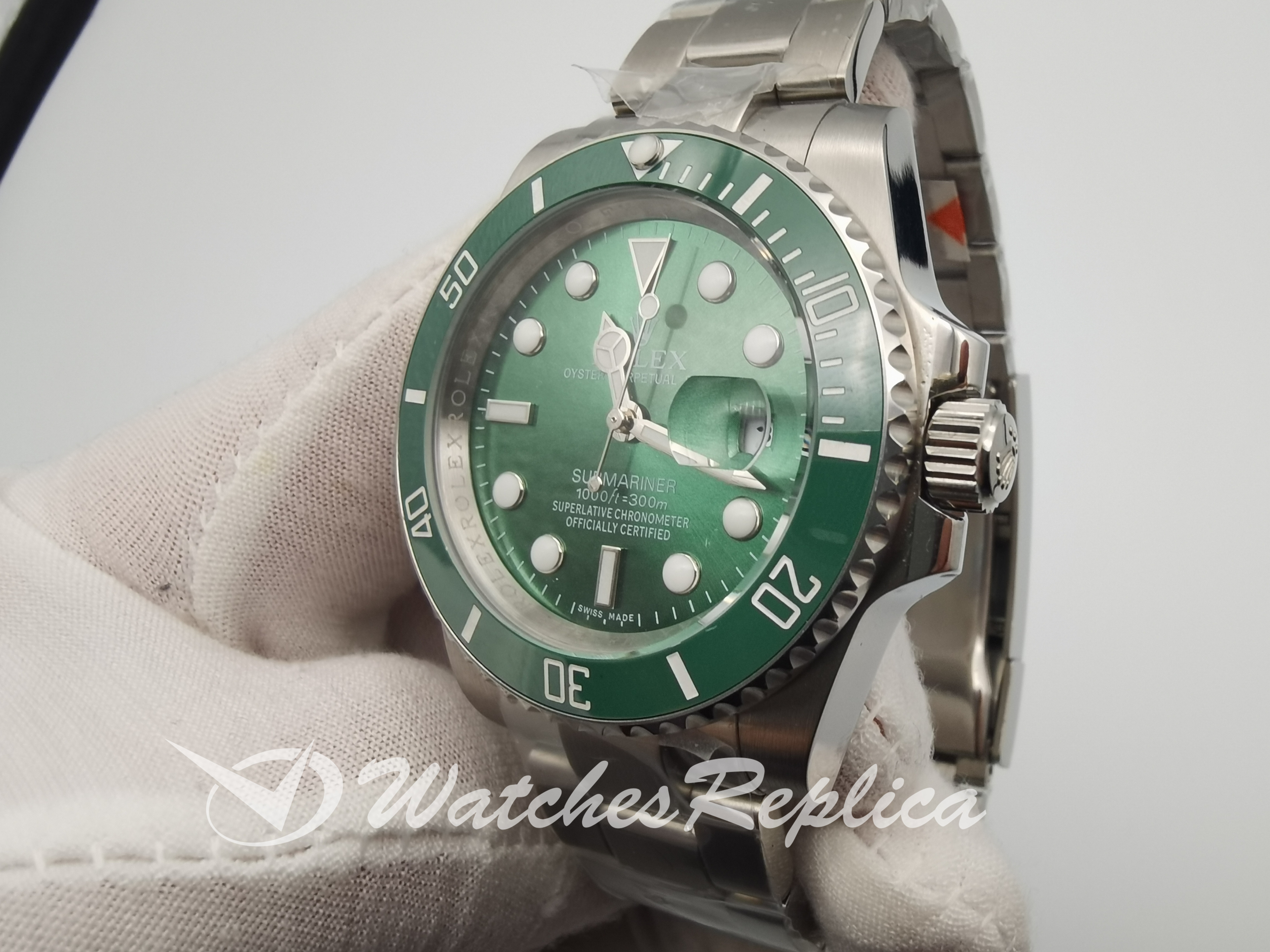 Rolex Submariner 116610Lv 40MM Quadrante In Acciaio Inossidabile Verde Per Uomo Orologi Replica-1