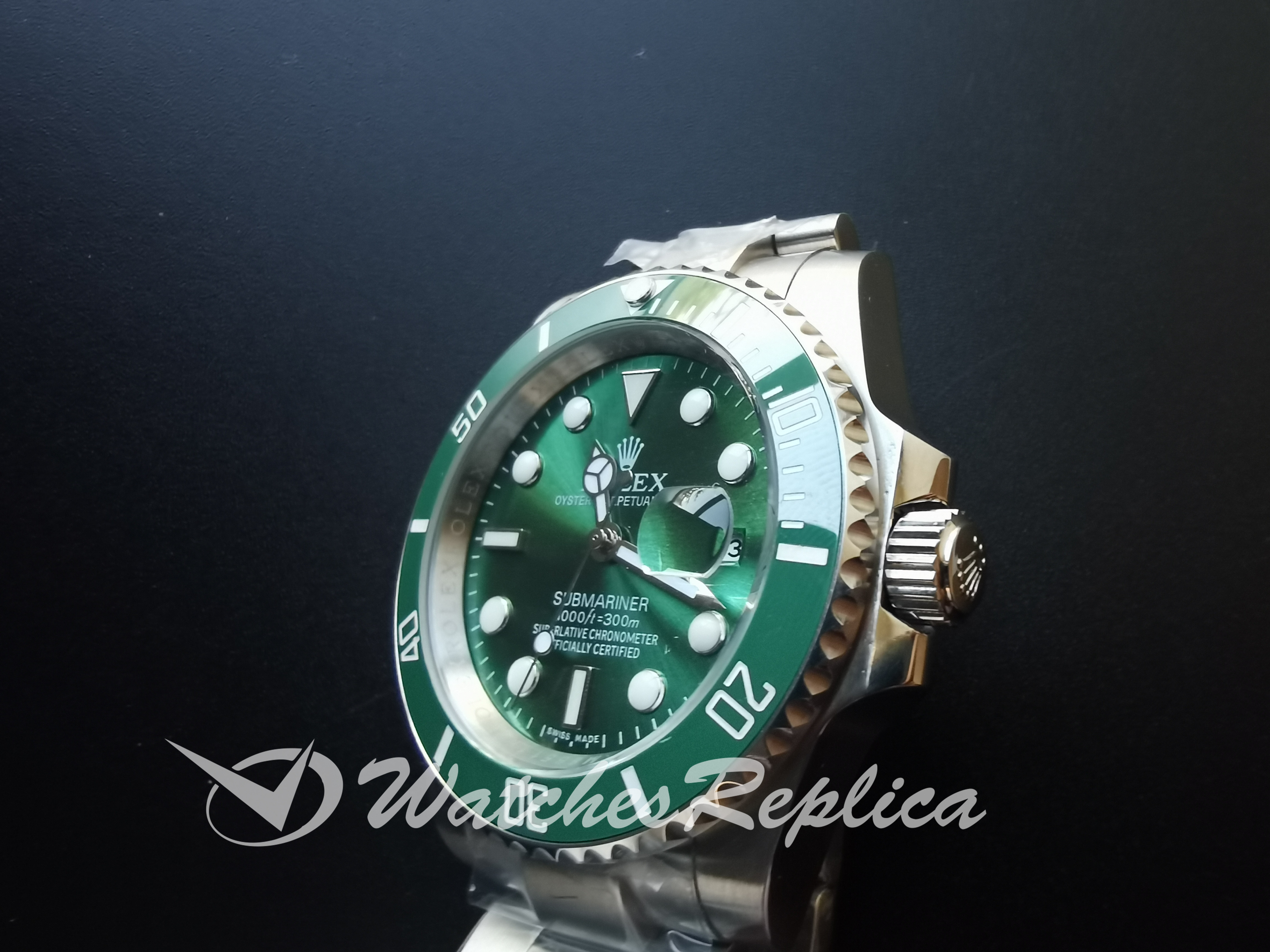Rolex Submariner 116610Lv 40MM Quadrante In Acciaio Inossidabile Verde Per Uomo Orologi Replica-2