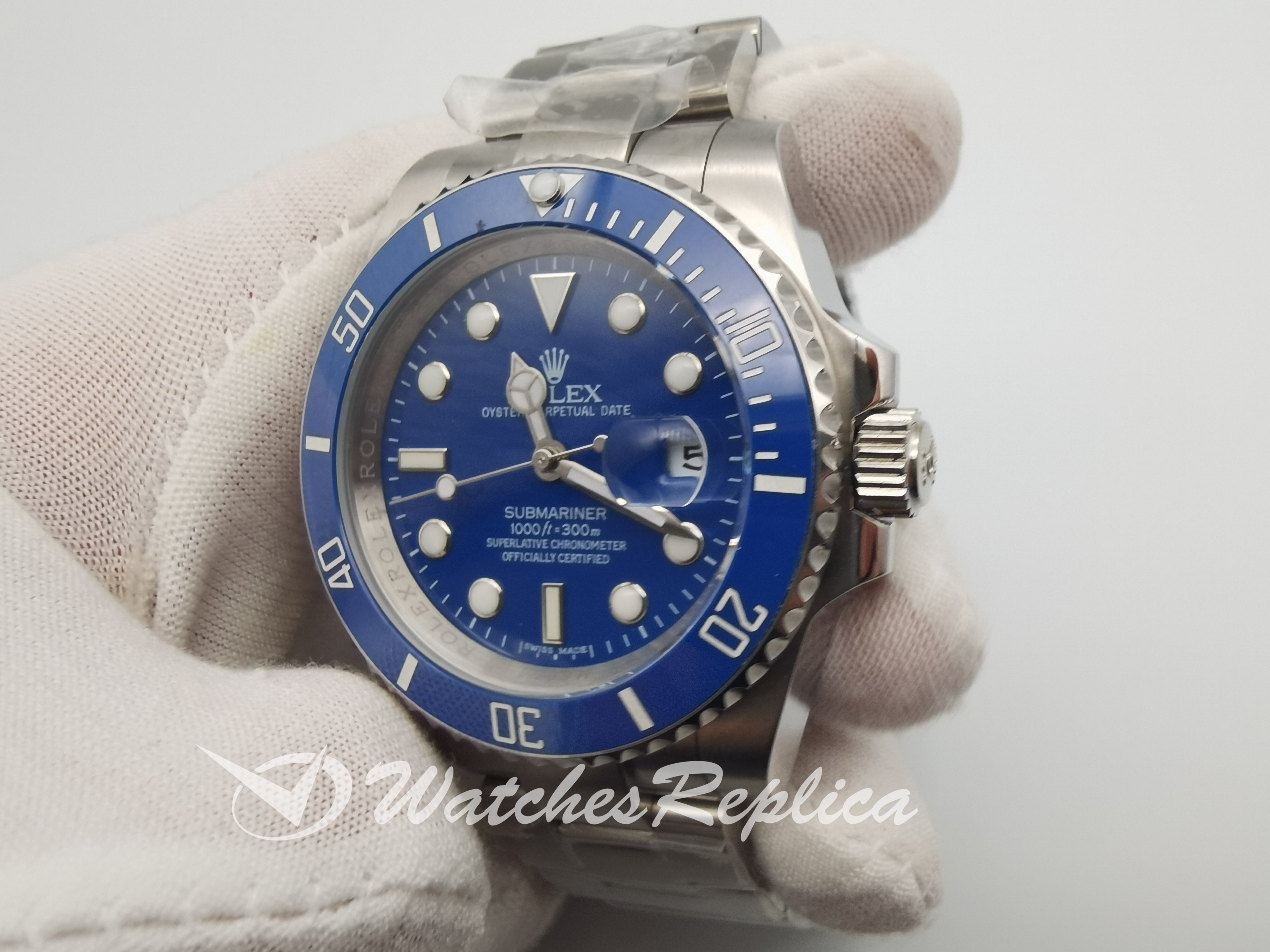 Rolex Submariner 116619 40MM 316 Grado In Acciaio Inossidabile Blu Per Uomo Orologi Replica-2
