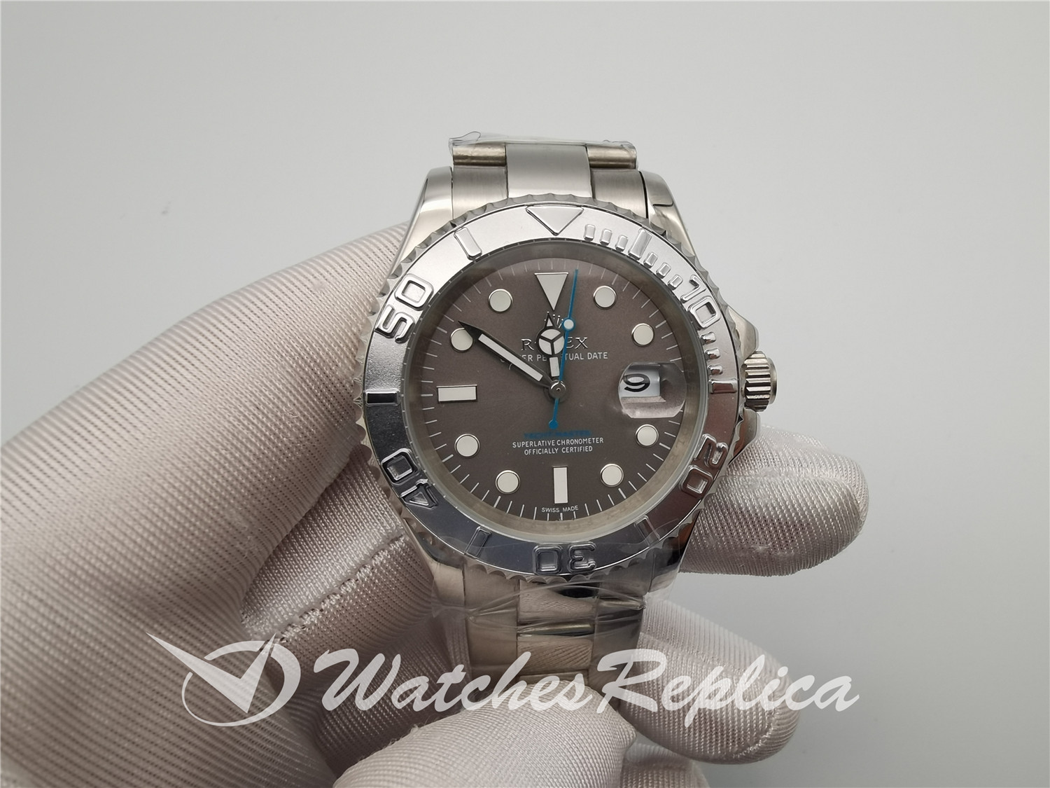 Rolex Yacht-Master 116622 316 Grado In Acciaio Inossidabile Grigio E Bianco 40 MM Per Uomo Guarda-1