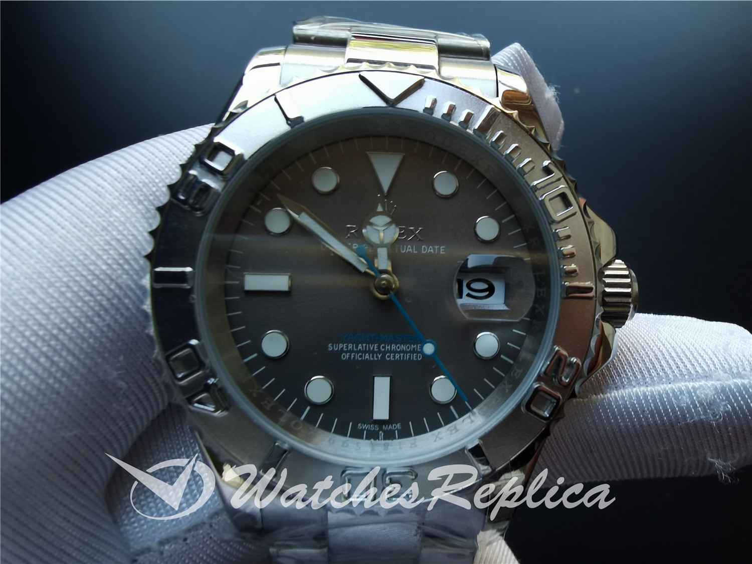 Rolex Yacht-Master 116622 316 Grado In Acciaio Inossidabile Grigio E Bianco 40 MM Per Uomo Guarda-2