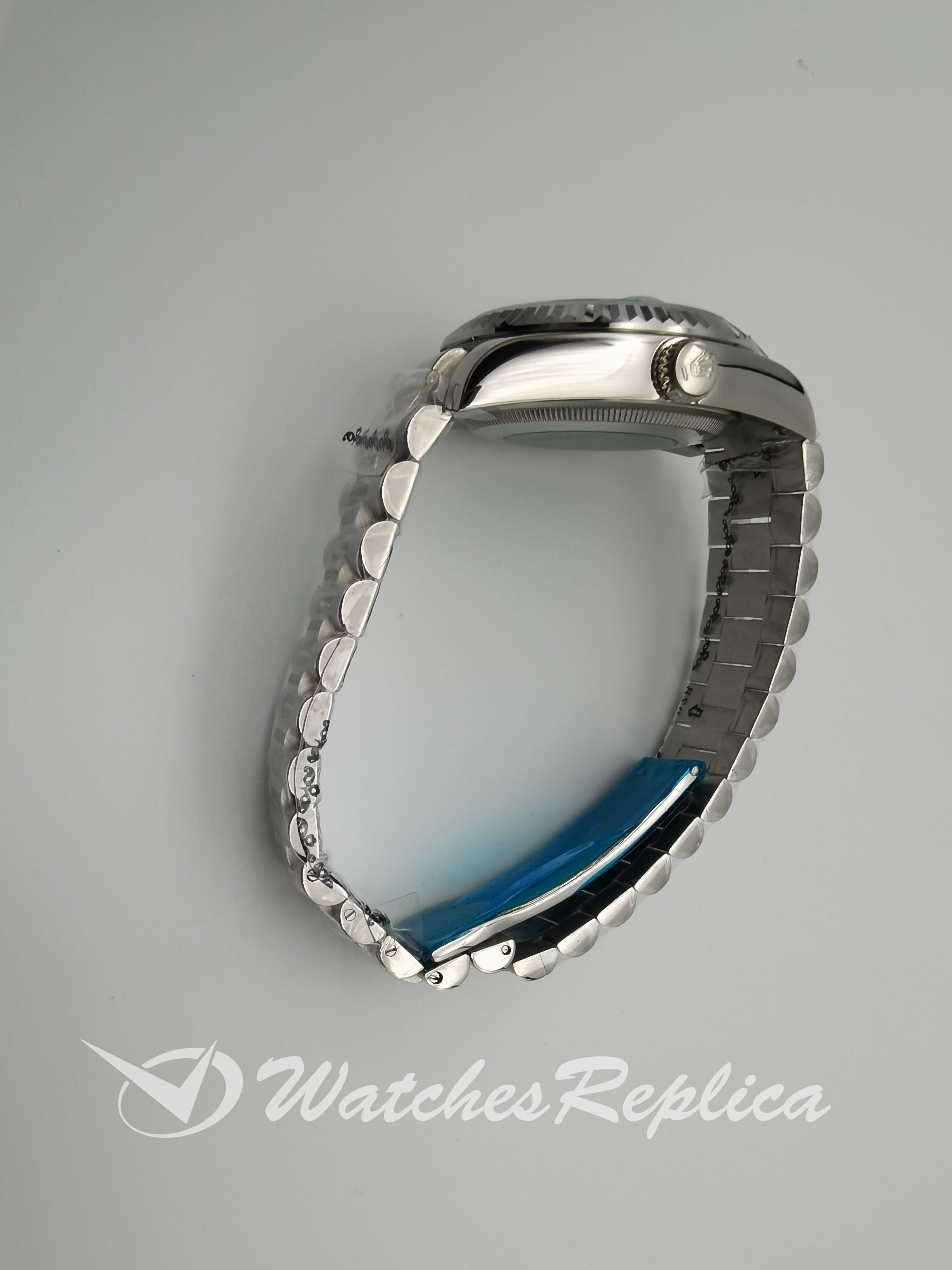 Rolex Day-Date 128239 Diamond Diamond Con Argento E Acciaio Inossidabile 36 MM Per Uomo Orologi Replica-4