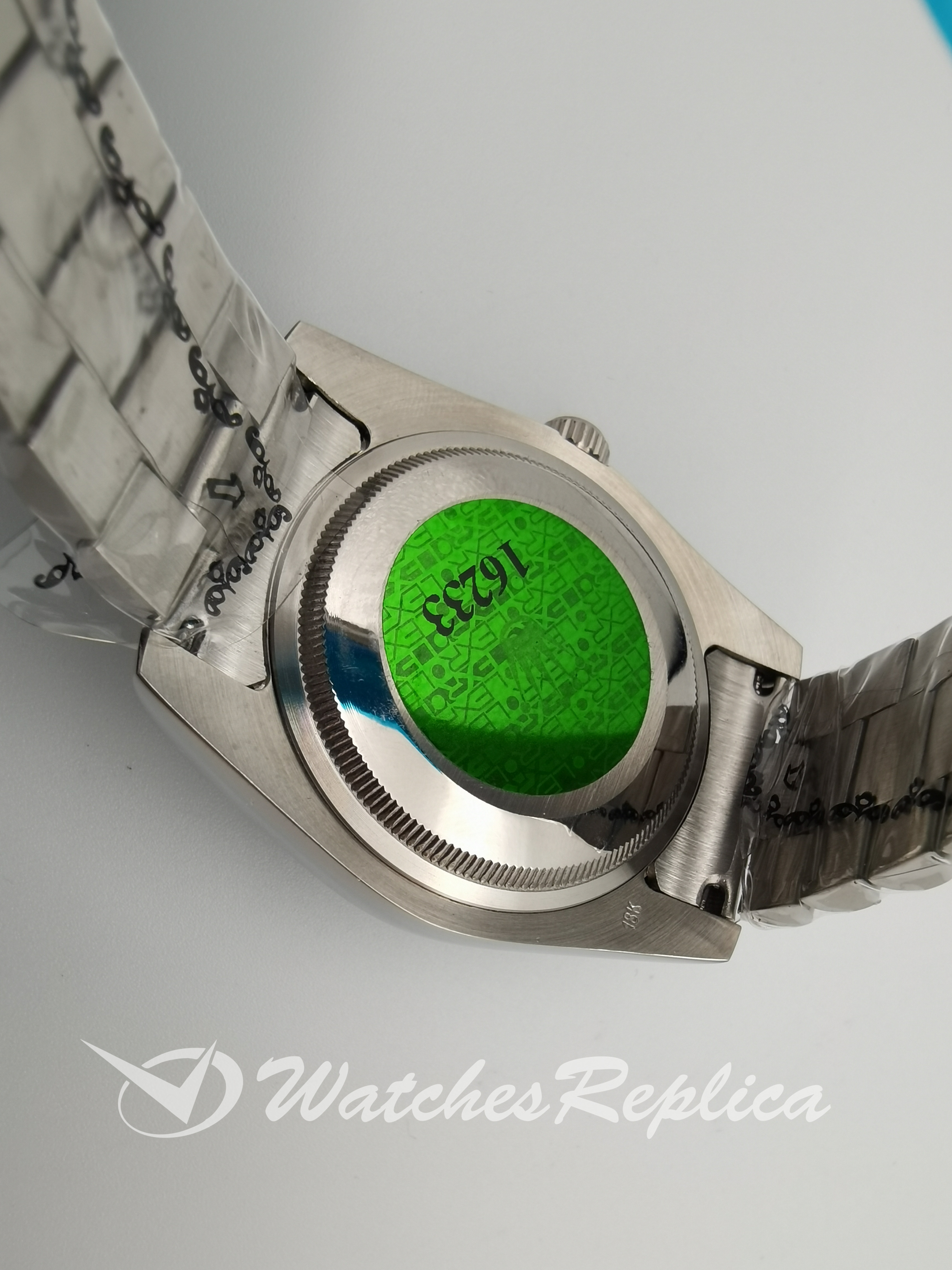 Rolex Day-Date 128239 Diamond Diamond Con Argento E Acciaio Inossidabile 36 MM Per Uomo Orologi Replica-3