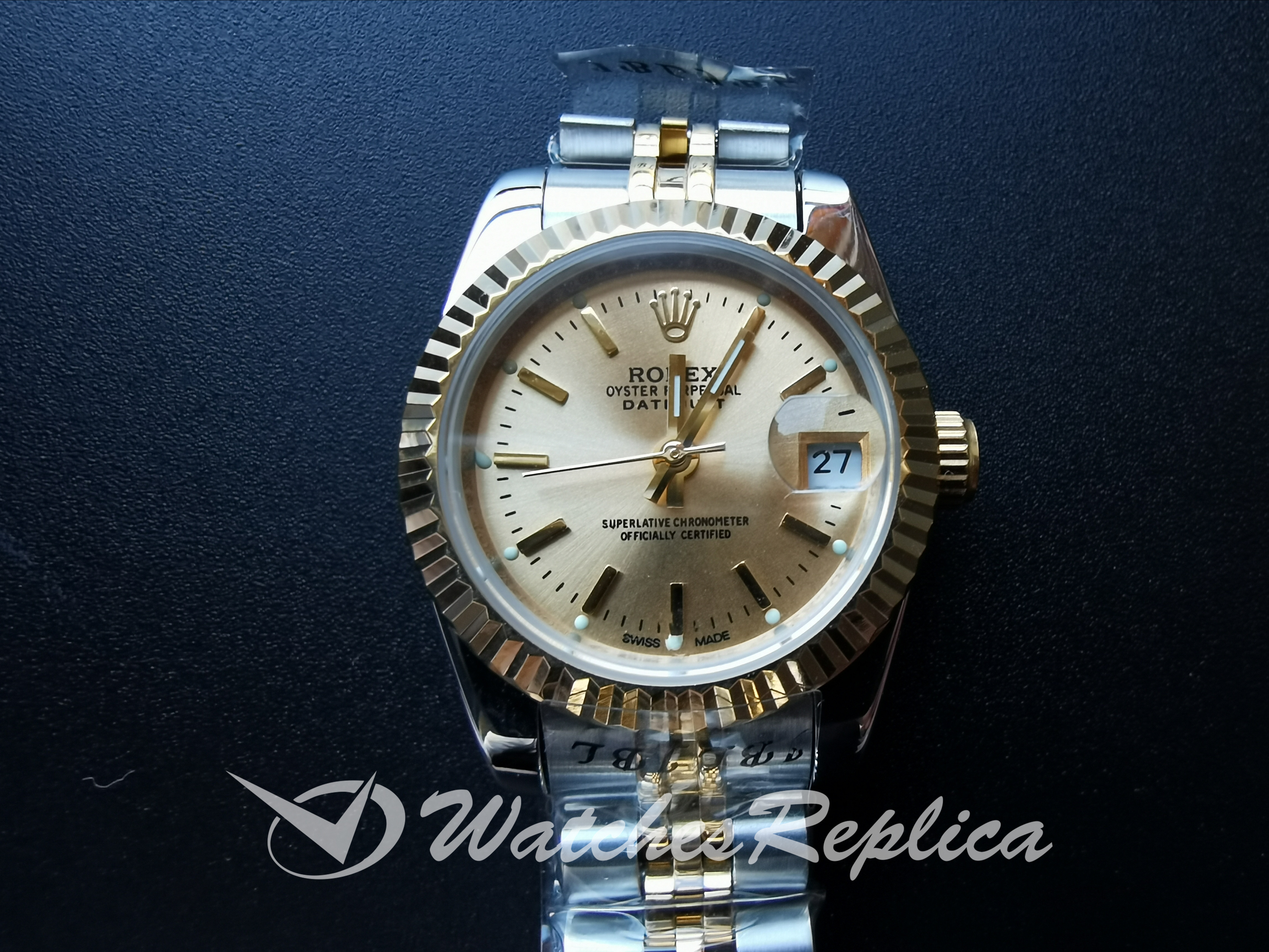 Rolex Datejust 179173 26MM 316 Grado In Acciaio Inossidabile Con Oro Giallo Per Women Orologi Replica-1