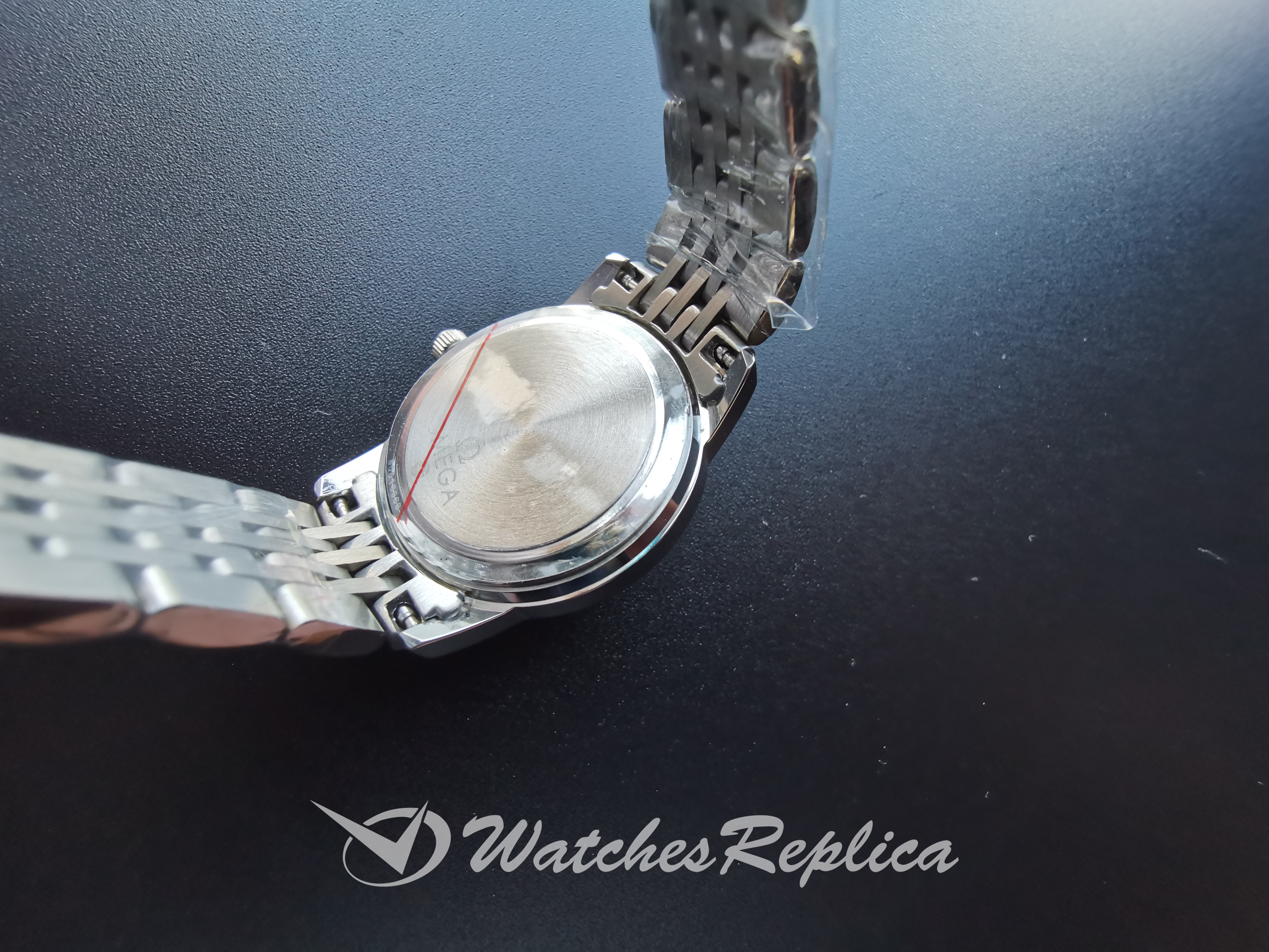 Omega De Ville 4570.33,00 22 MM In Acciaio Inossidabile E Tono D'Argento Per Women Orologi Replica-3