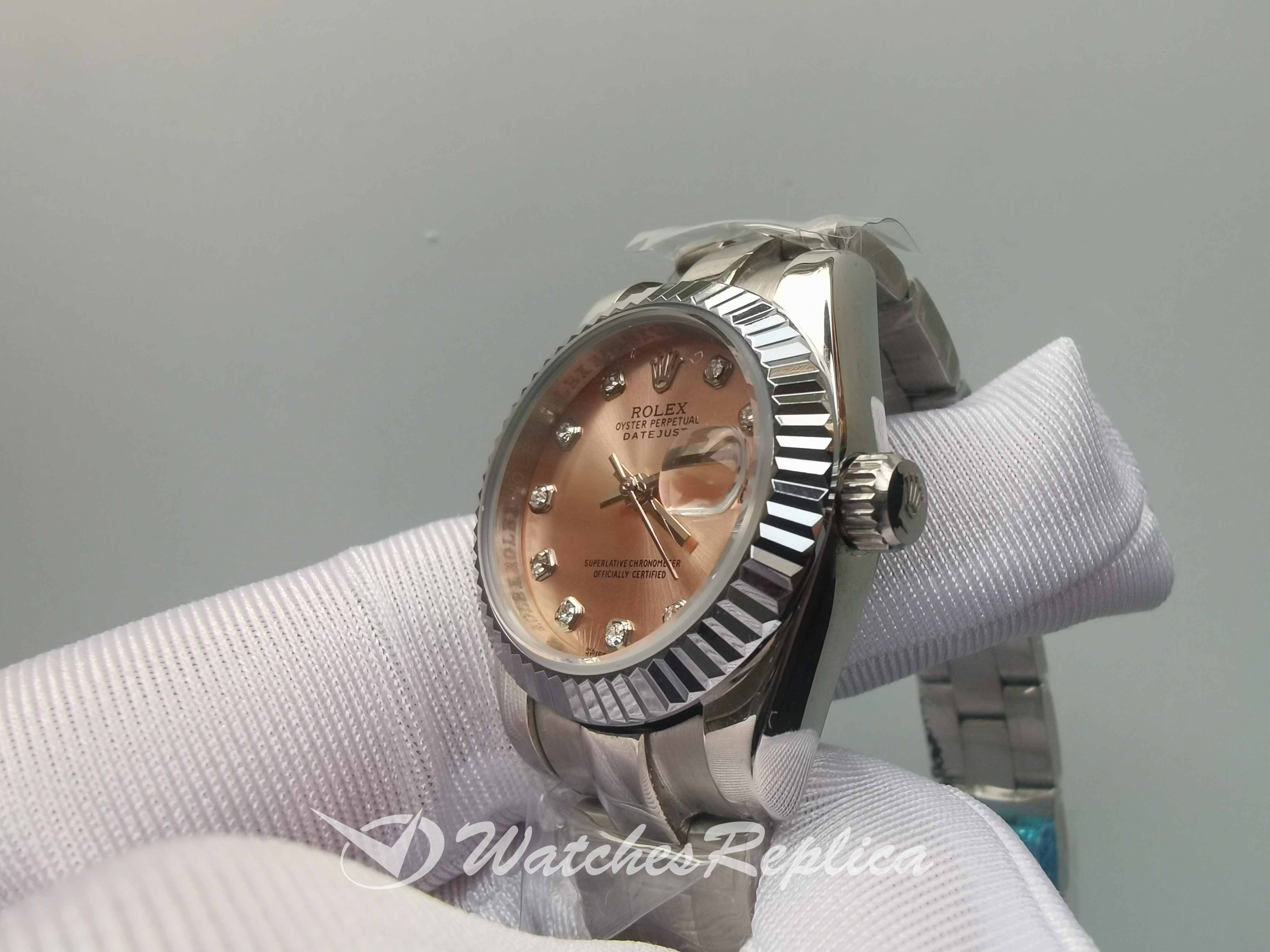 Rolex Datejust 178271 Oyster In Acciaio Inossidabile Pink 31 MM Per Women Orologi Replica-2