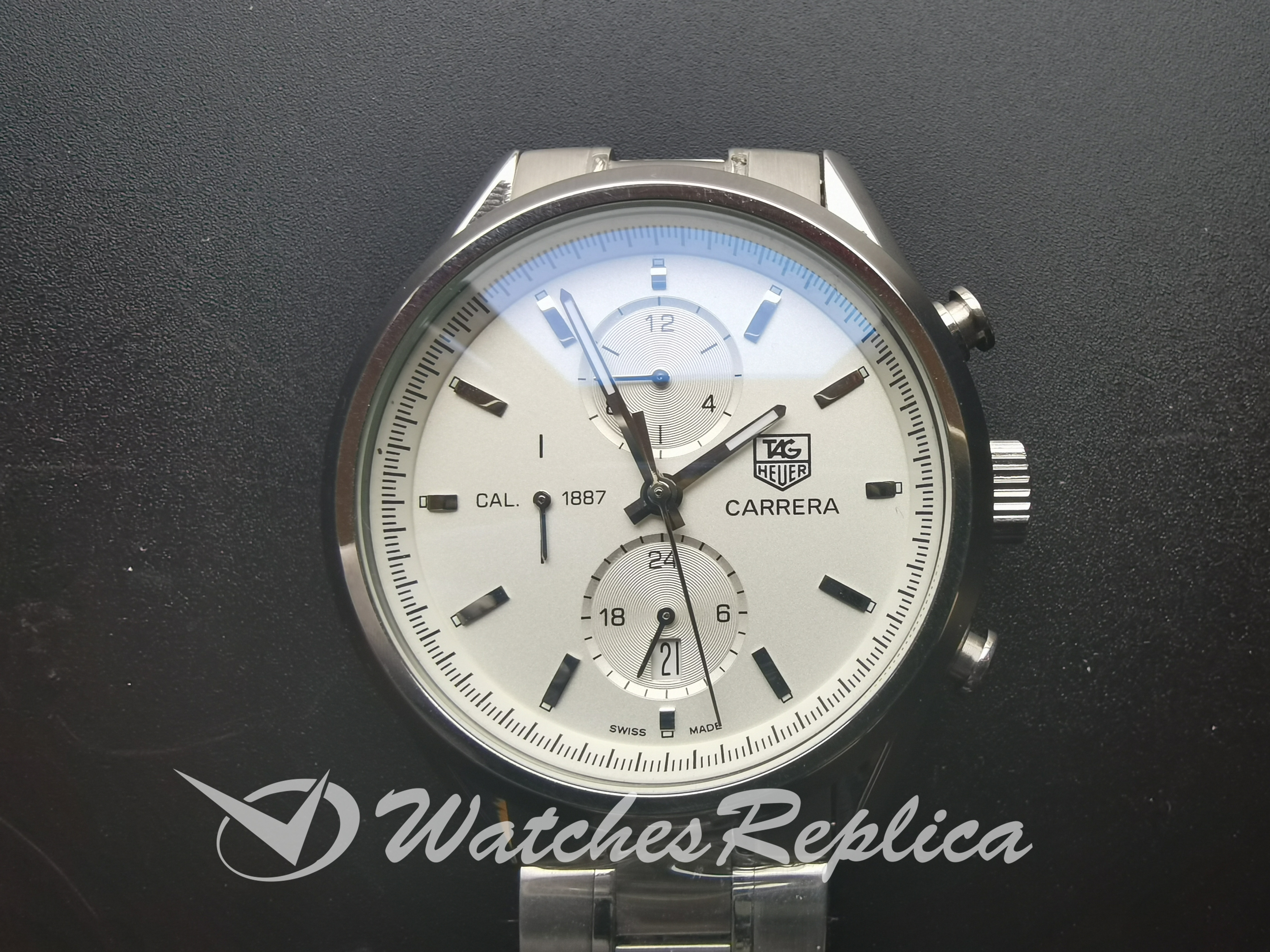 Rolex Tag Heuer Carrera Car2111.Ba0720 41MM Acciaio In Acciaio Inossidabile Per Uomo Guarda-1