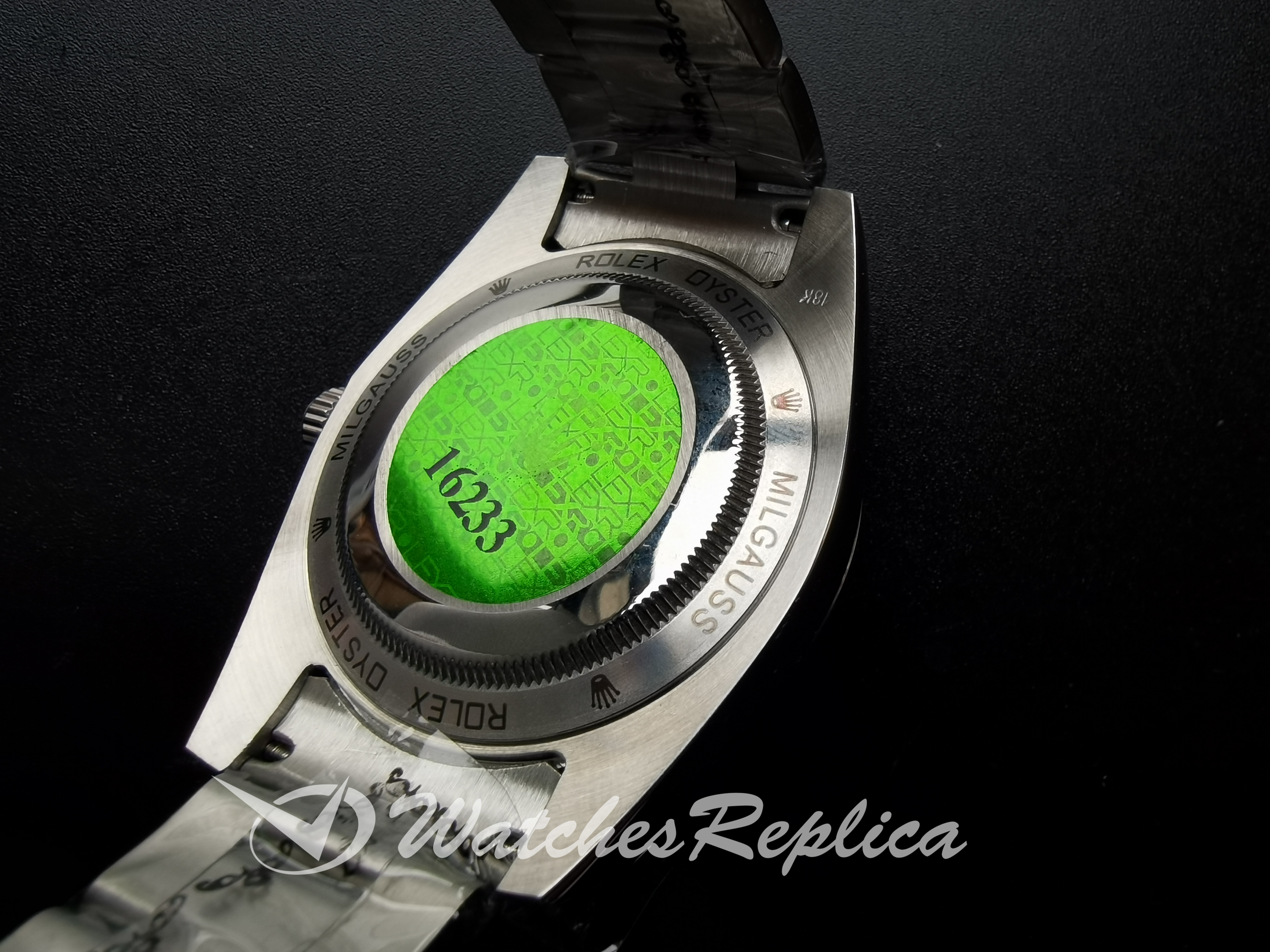 Rolex Milgauss 116400V Quadrante blu In Acciaio Inossidabile 40 MM Per Uomo Orologi Replica-3