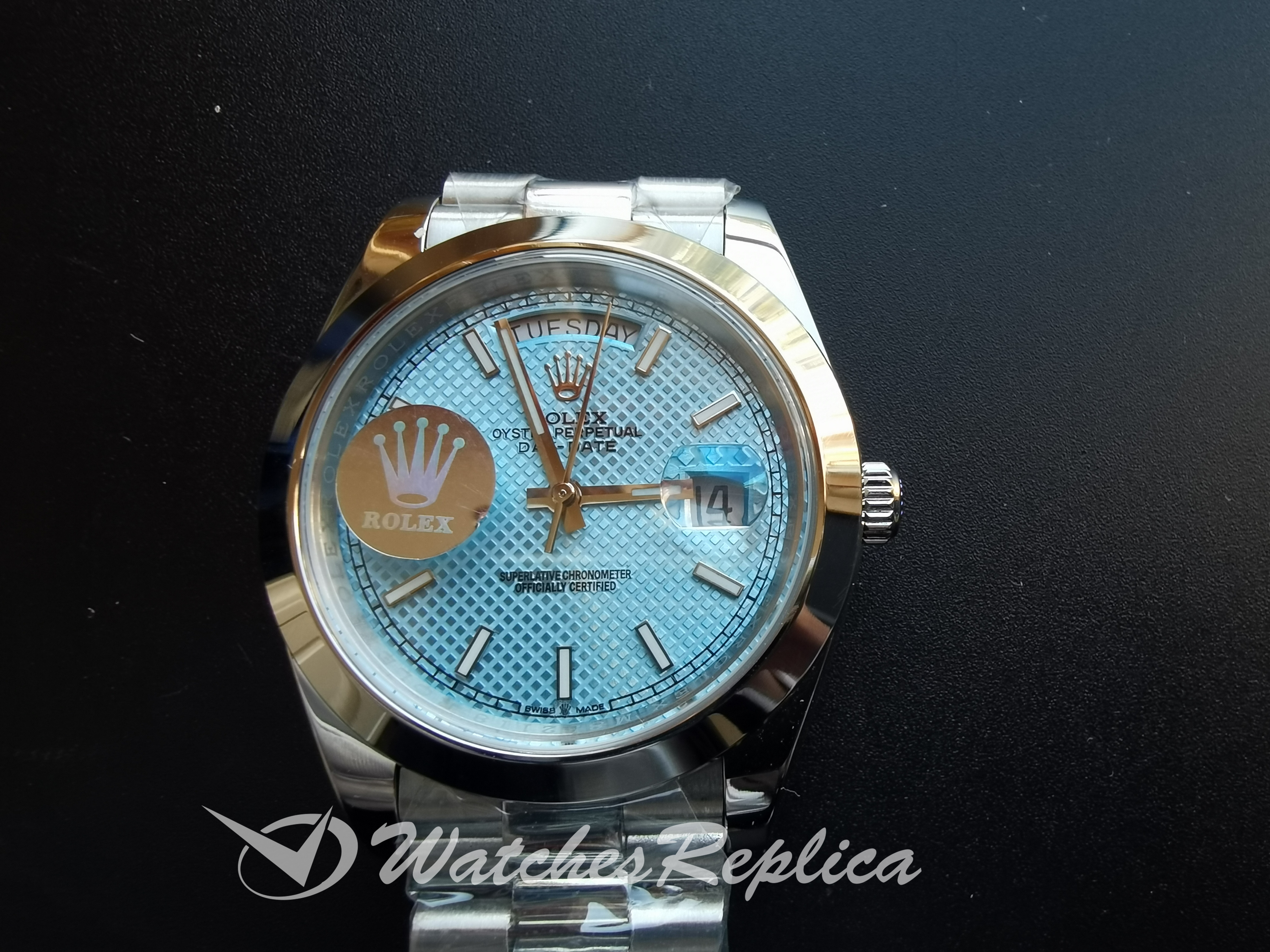 Rolex Daytona A3255 40 MM Solido Solido 316F In Acciaio Inossidabile E Quadrante Blu Per Uomo Guarda-1