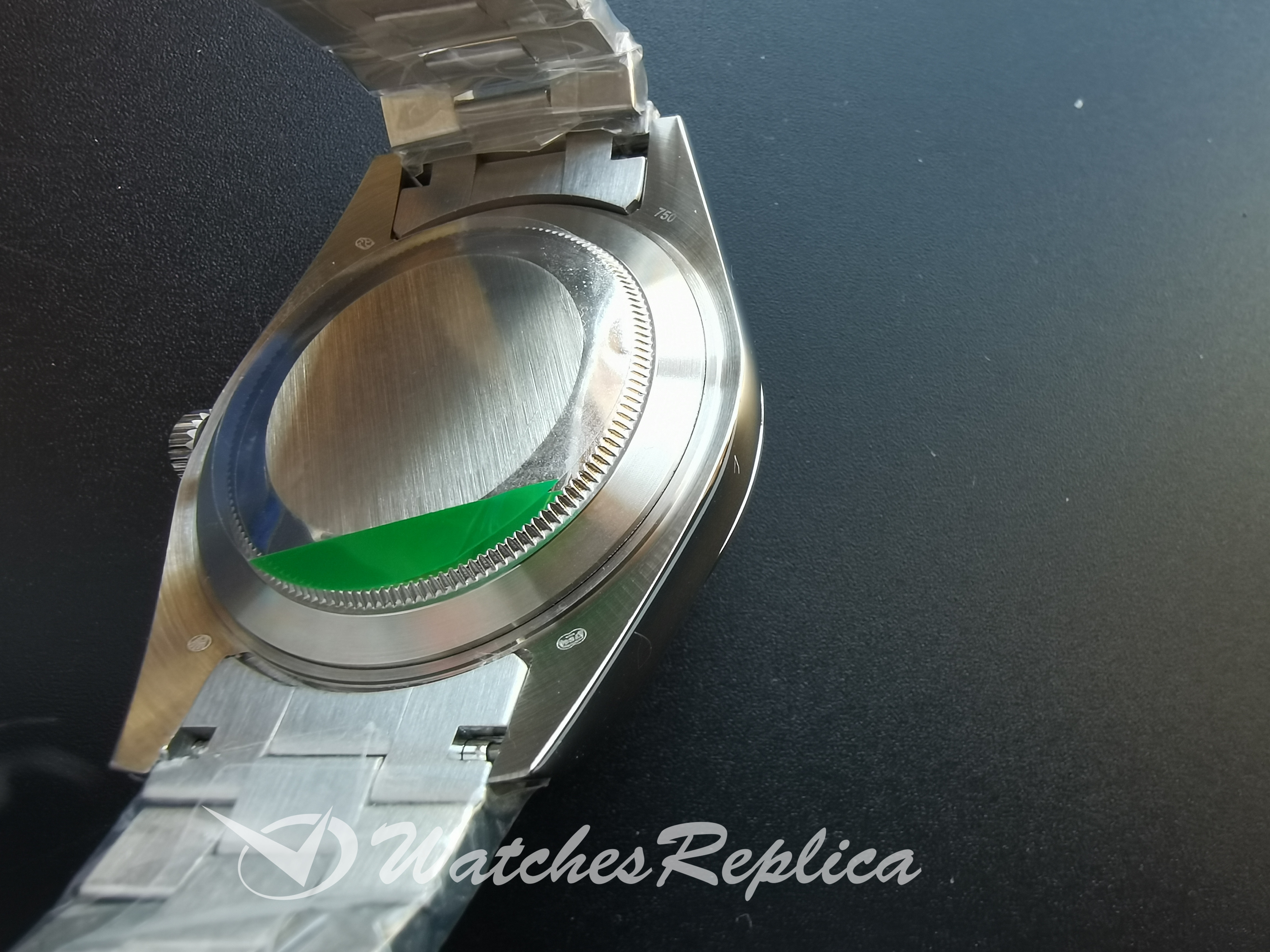 Rolex Daytona A3255 40 MM Solido Solido 316F In Acciaio Inossidabile E Quadrante Blu Per Uomo Guarda-3