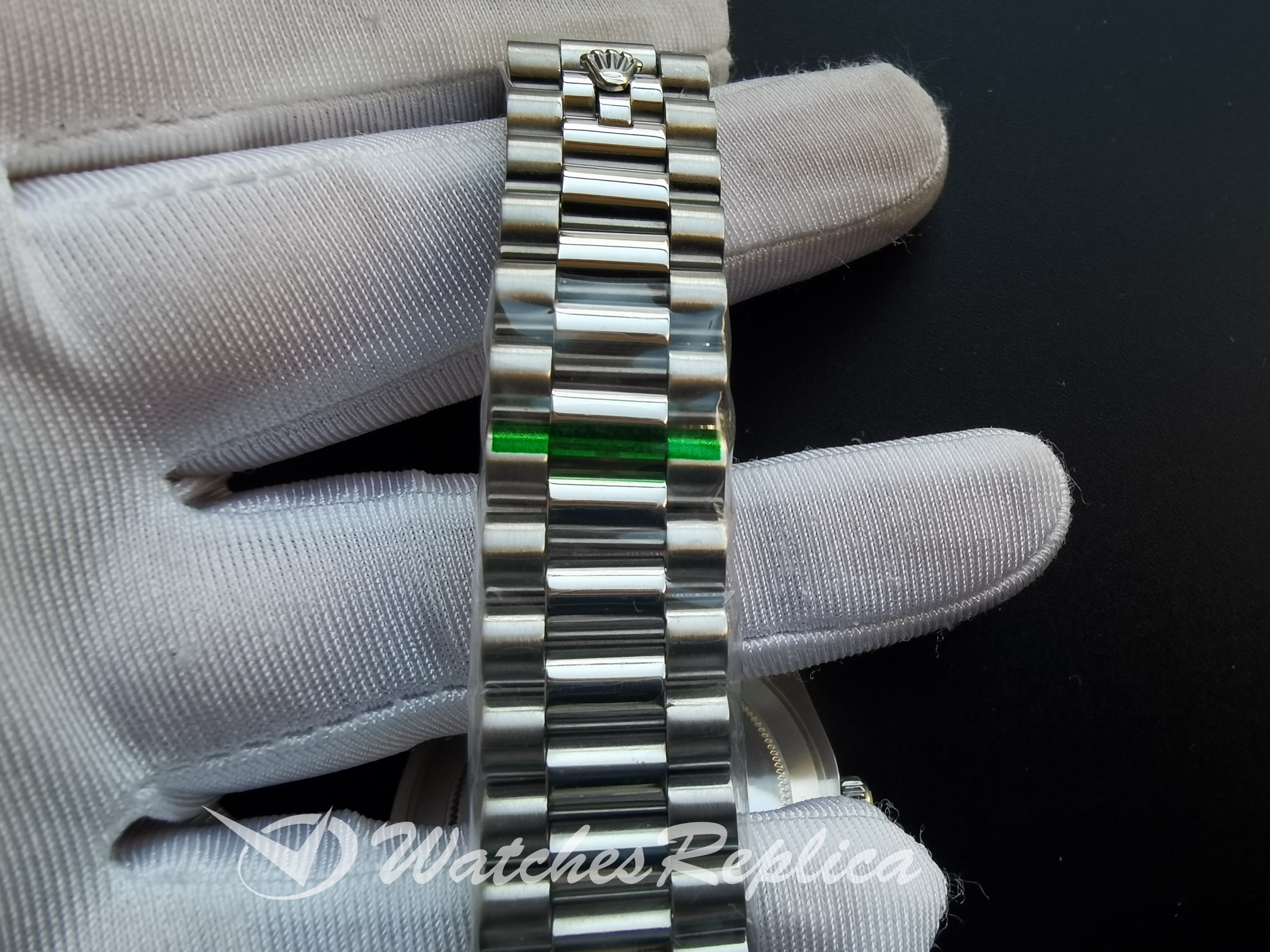 Rolex Daytona A3255 40 MM Solido Solido 316F In Acciaio Inossidabile E Quadrante Blu Per Uomo Guarda-4