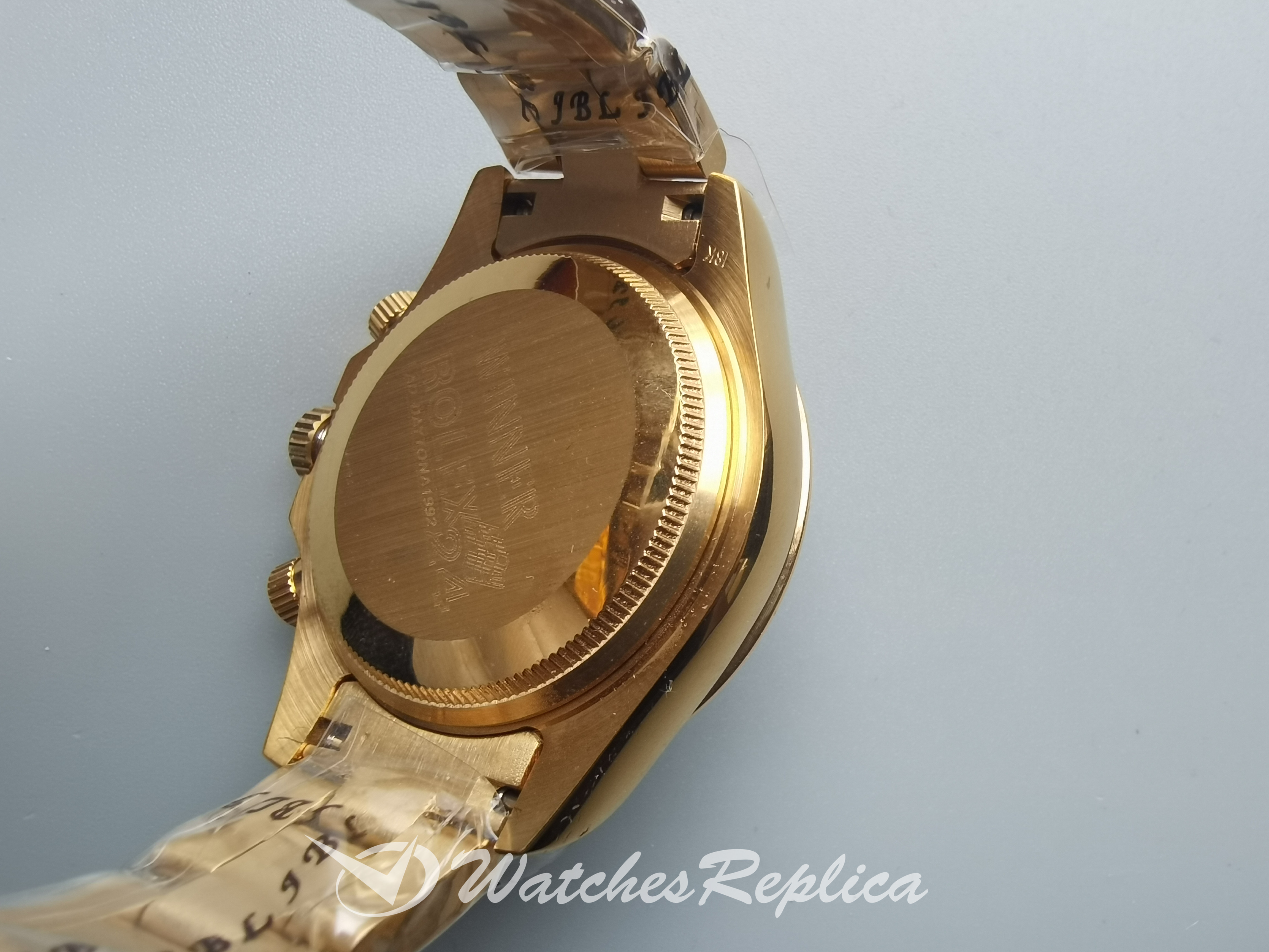 Rolex Daytona Rdt028 Diamond Dial Diamond 18K Yellow 35 MM Per Women Orologi Replica-3