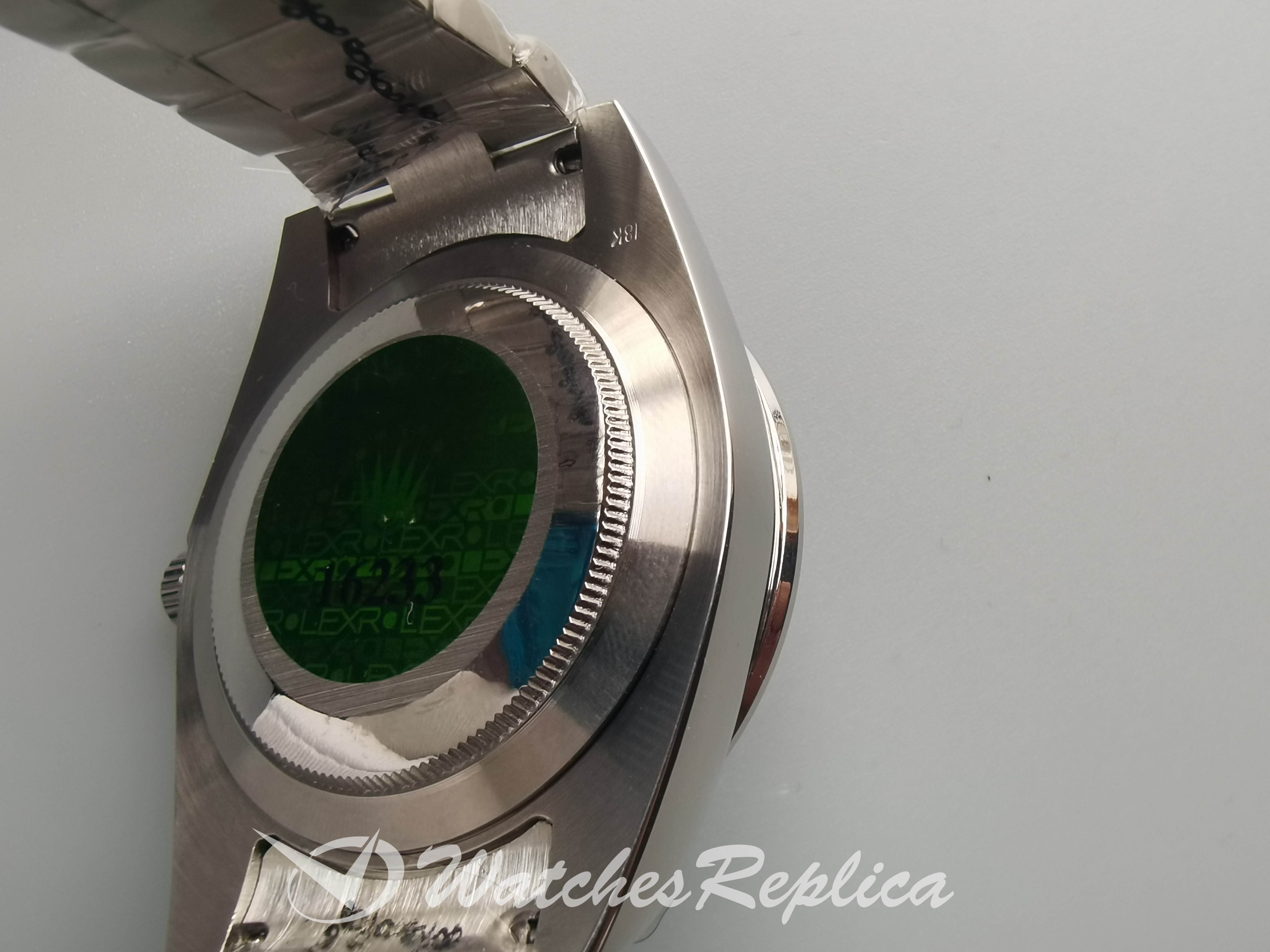 Rolex Day-Date 228349 40MM Silver Dial E 18 Carati Oro Bianco Per Uomo Orologi Replica-3
