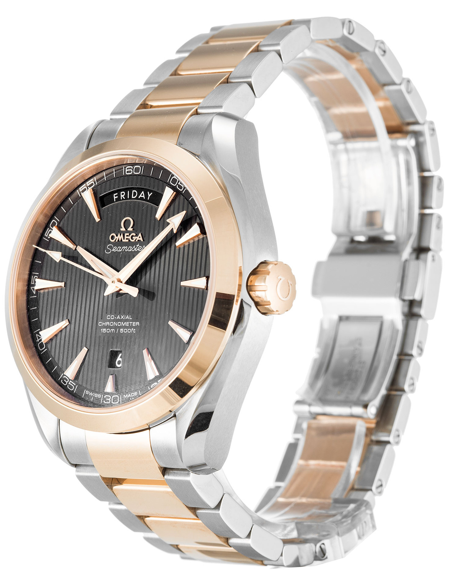 Omega Aqua Terra 150M Gents Gold Gold Case Stick Marker 231.20.42.22.06.001 41,5 MM-1