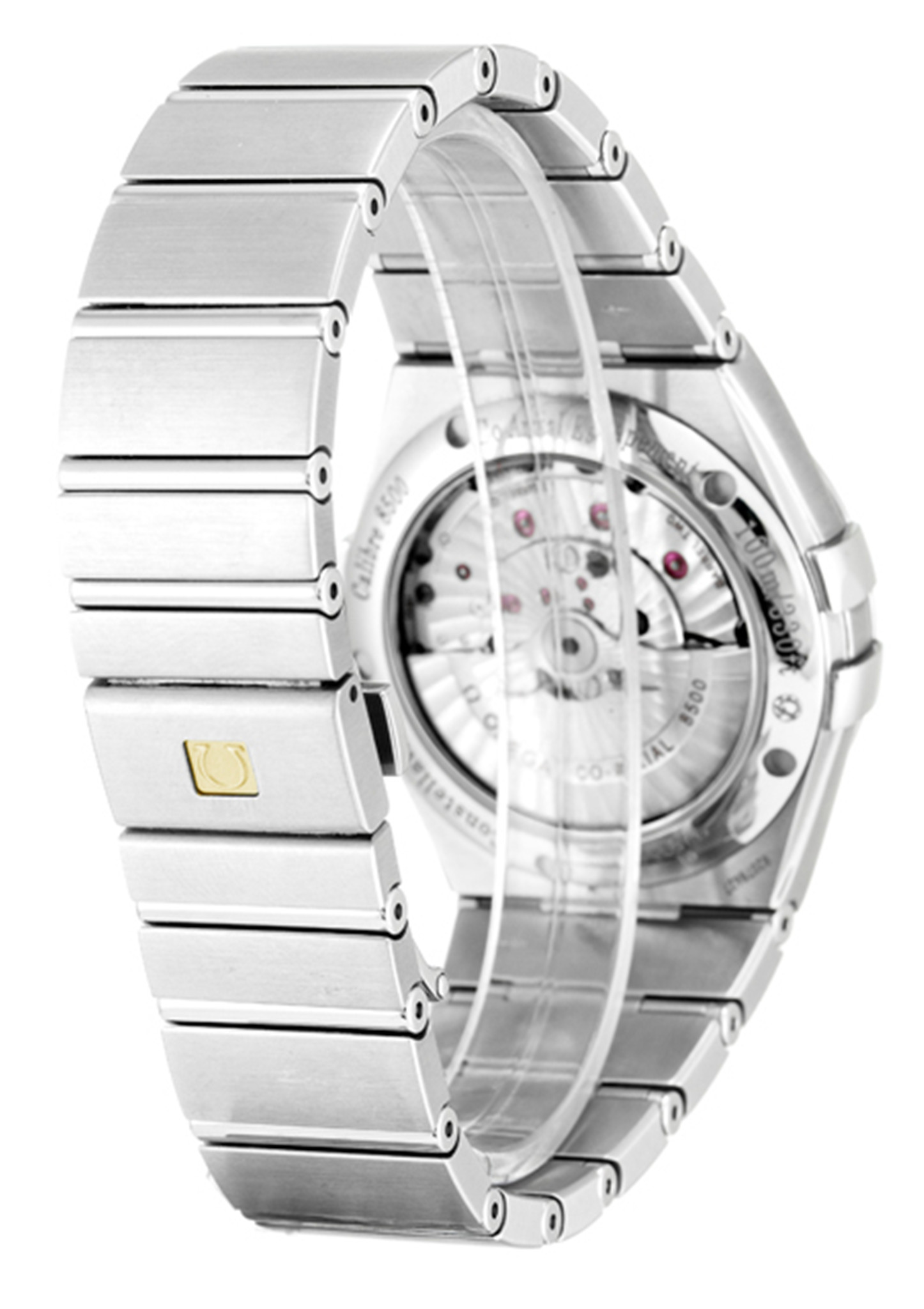 Omega Constellation Cronometro Quadrante nero Stick Marker 123.10.38.21.01.001 38MM-2