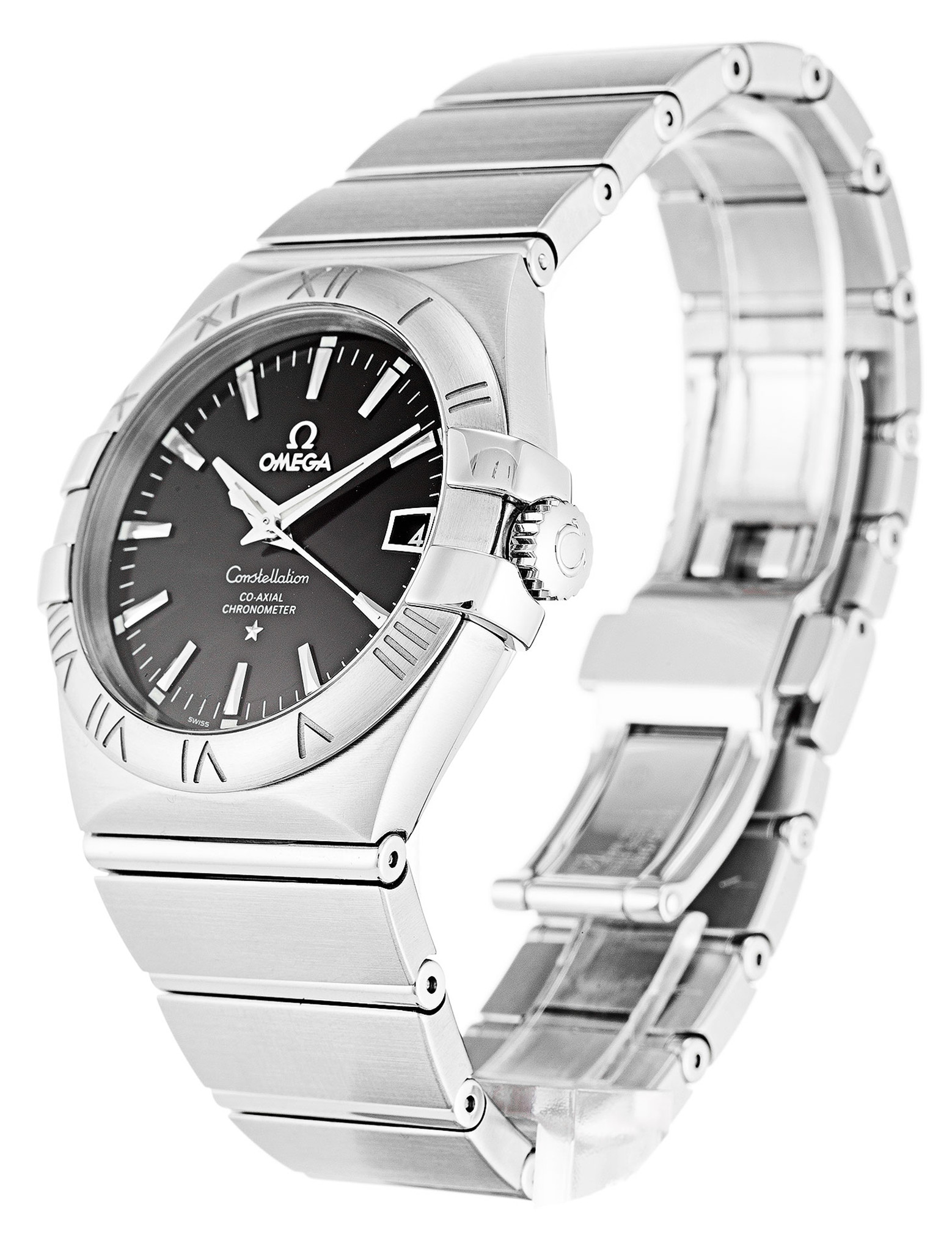 Omega Constellation Quadrante nero Stick Marker 123.10.35.20.01.001 35MM-1