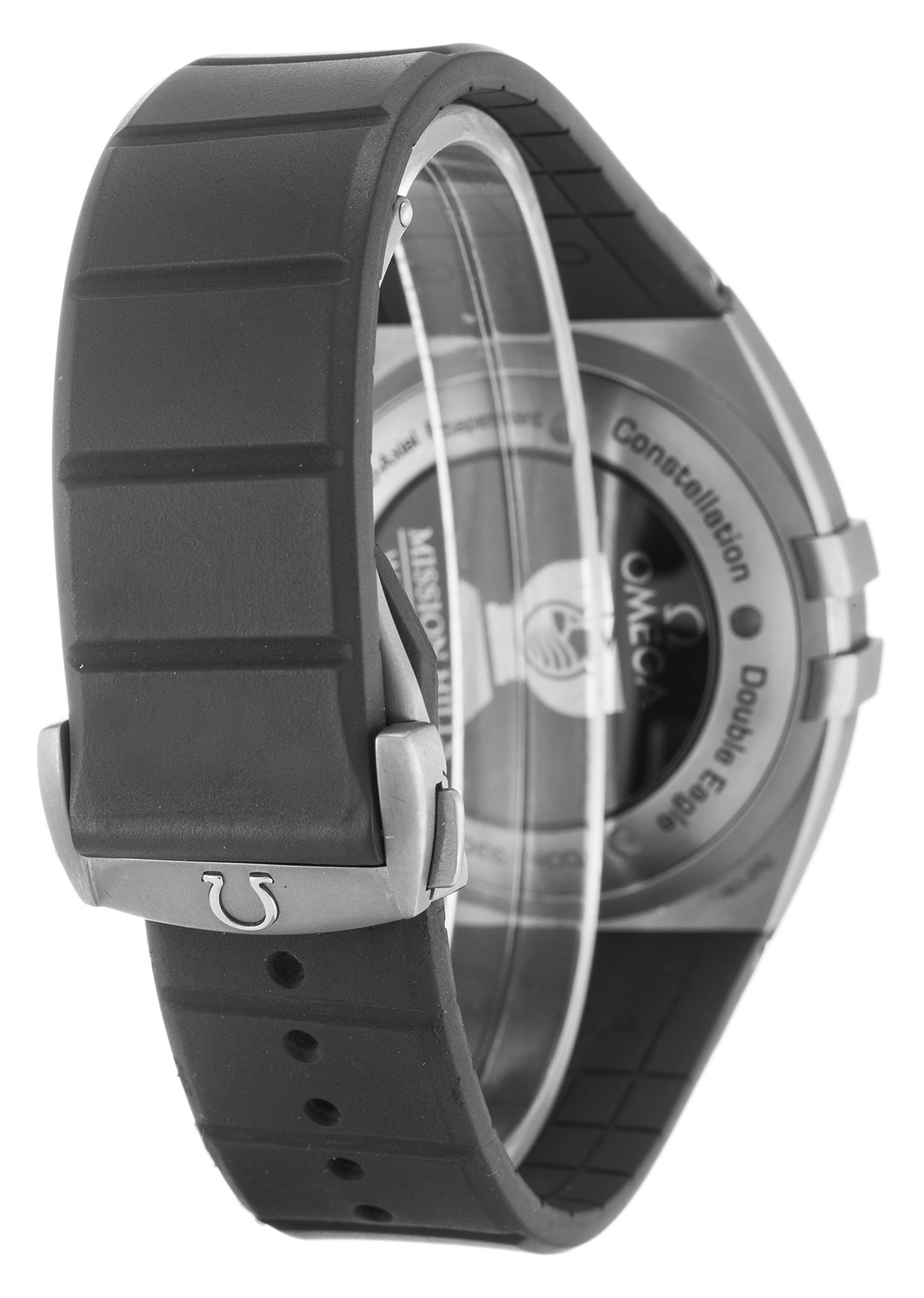 Omega Constellation Doppi Eagle Quadrante nerotra Cuoio Cinghia 121.92.41.50.01.001 41MM-2