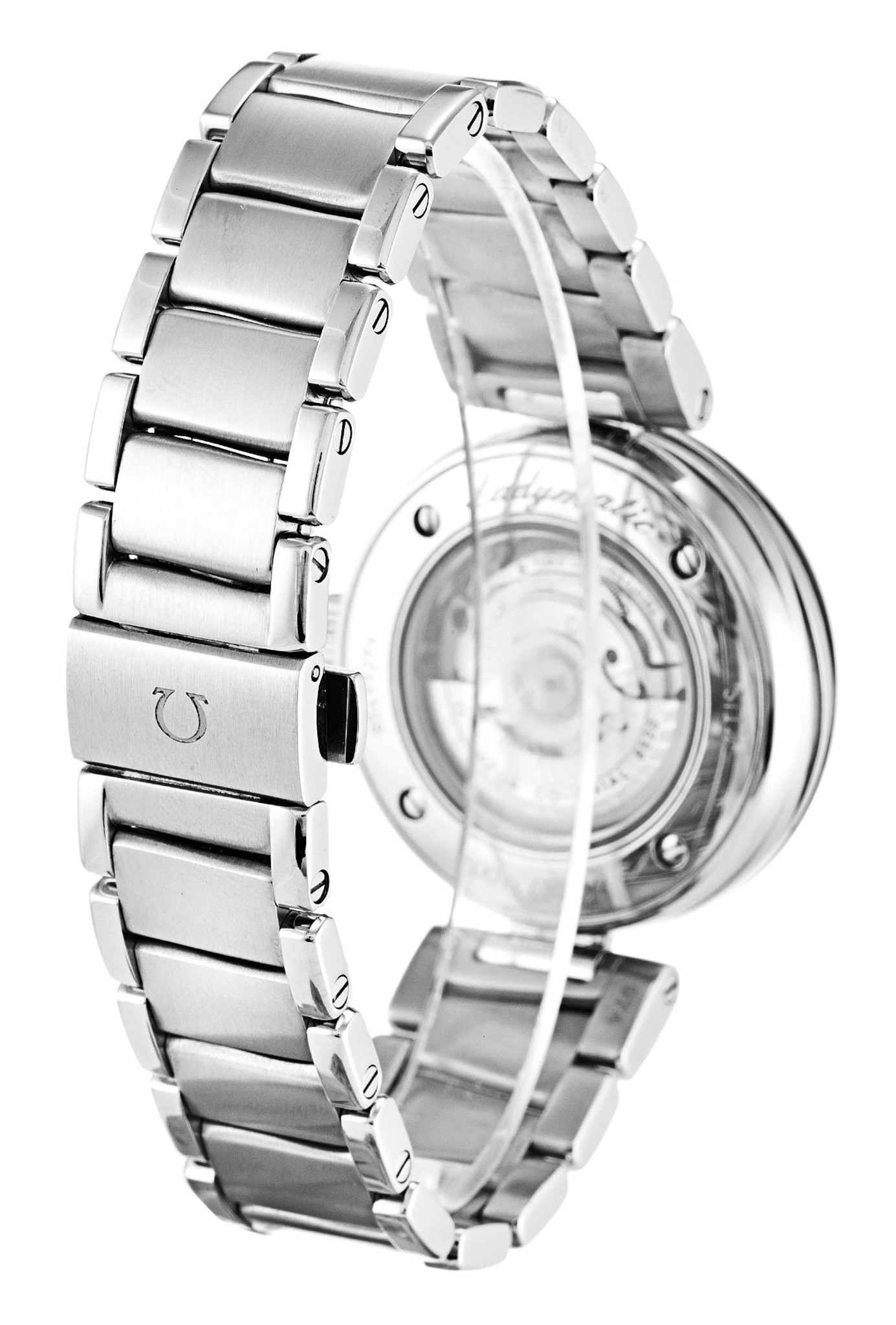 Omega De Ville Ladymatic bianco Diamond Marker425.30.34.20.55.001 34MM-1