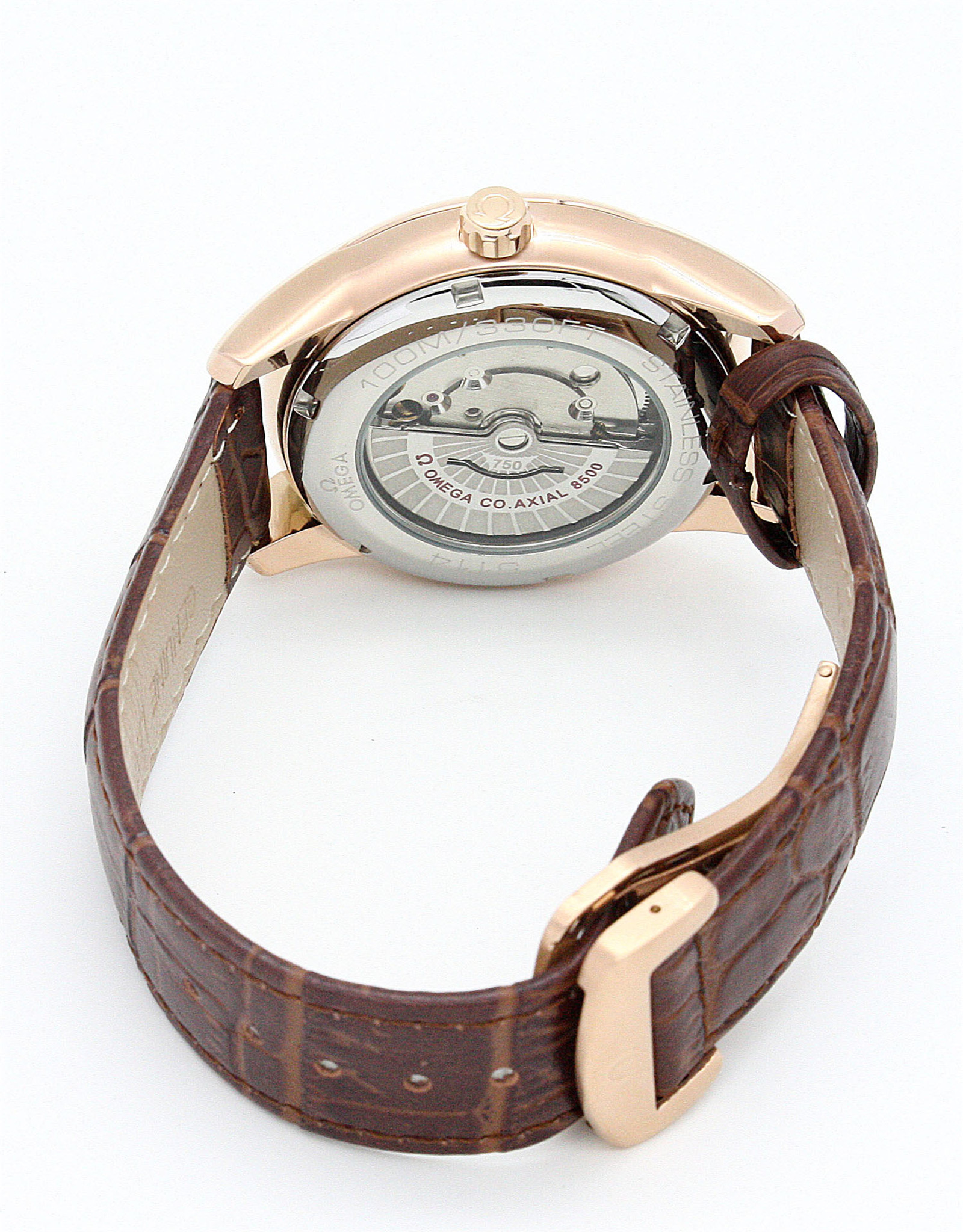 Omega De Ville Hour Visione Giallo Oro Oro Marcatori 41MM-2
