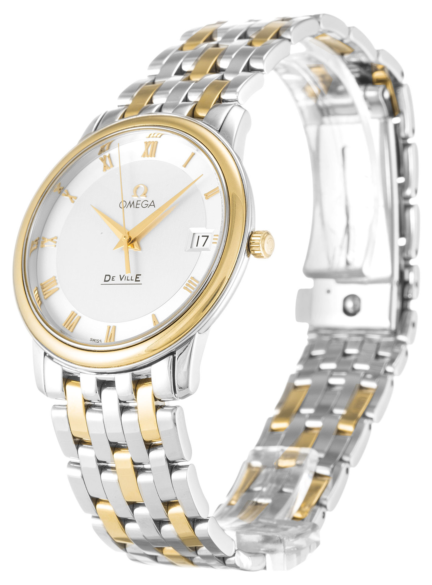 Omega De Ville Prestige Marcatori Di Bastoncini Per Quadrante Bianco 4310.32.00 34,4 MM-1