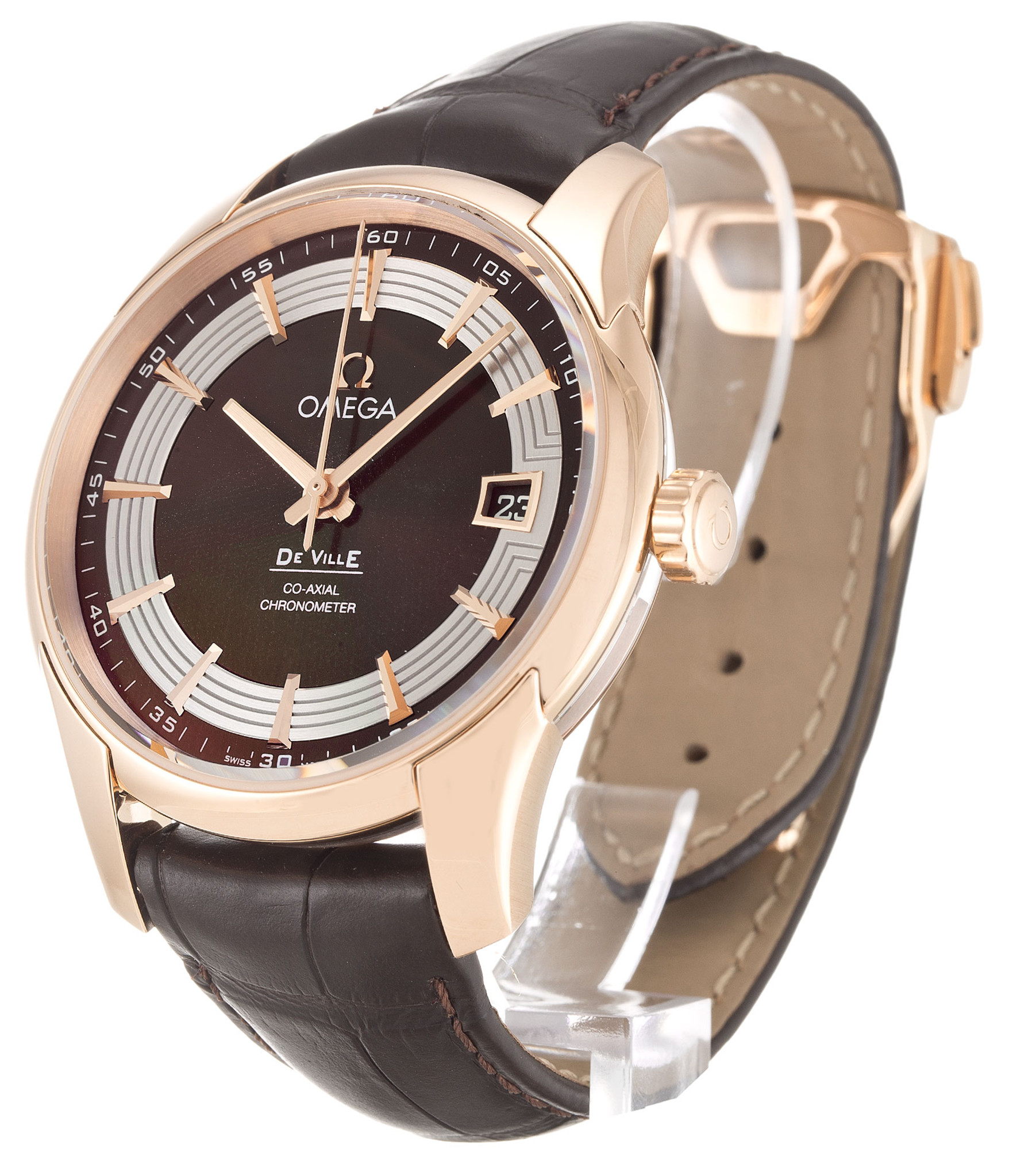 Omega De Ville Hour Vision Quadrante nero Diact Cink 431.63.41.21.13.001 41MM-1