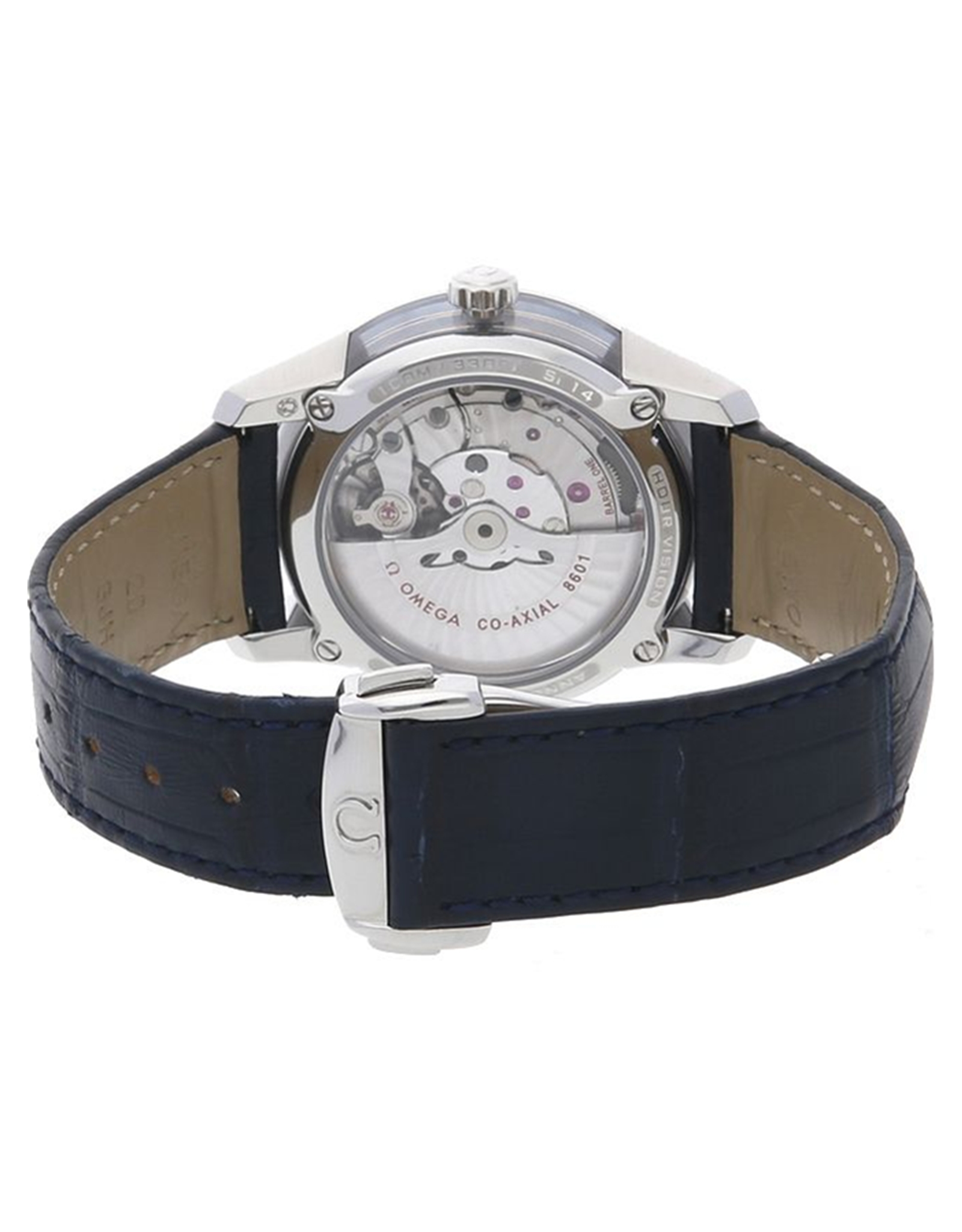 Omega De Ville Quadrante blu Calendar Annuale 41MM Maschile Orologi Replica 431.33.41.22.03.001-2