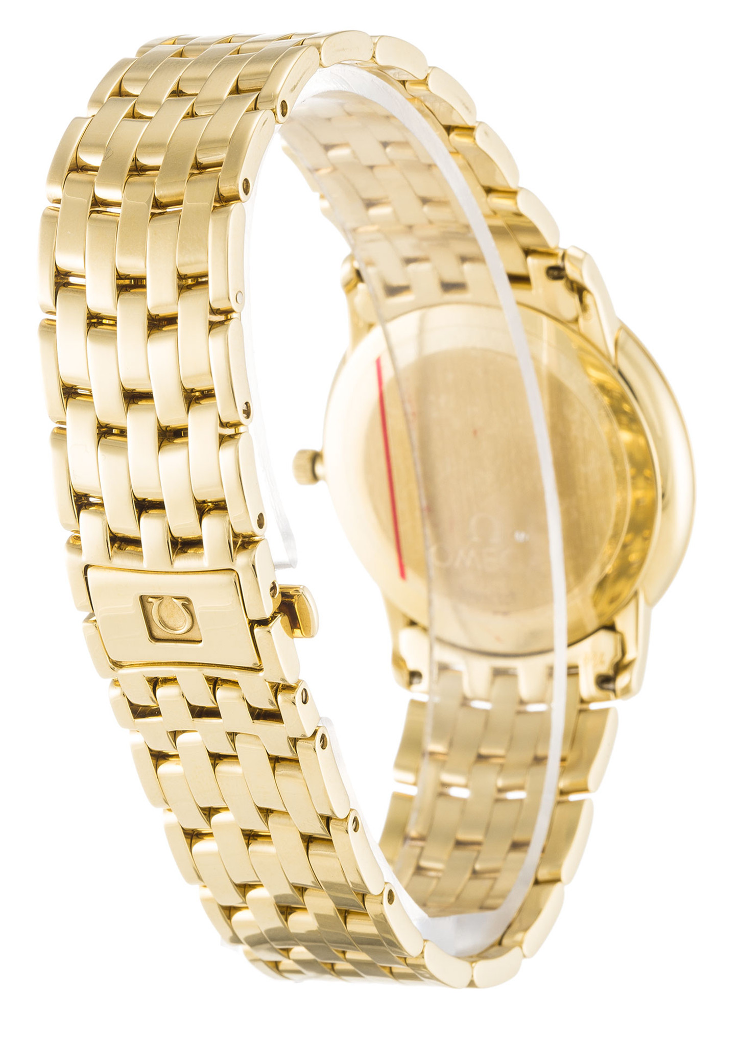 Omega De Ville Prestige Champagne Set Con Diamanti Mens Luxury Orologi Replica 424.55.37.20.58.001 36,8 MM-2
