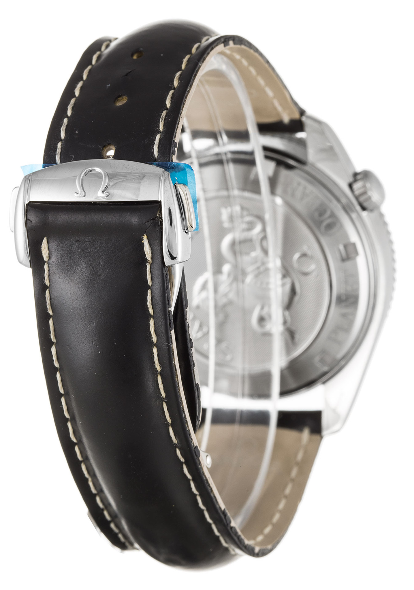 Omega Planet Ocean 2901.50.37 Cinturino In Pelle Quadrante Nero 42MM-2