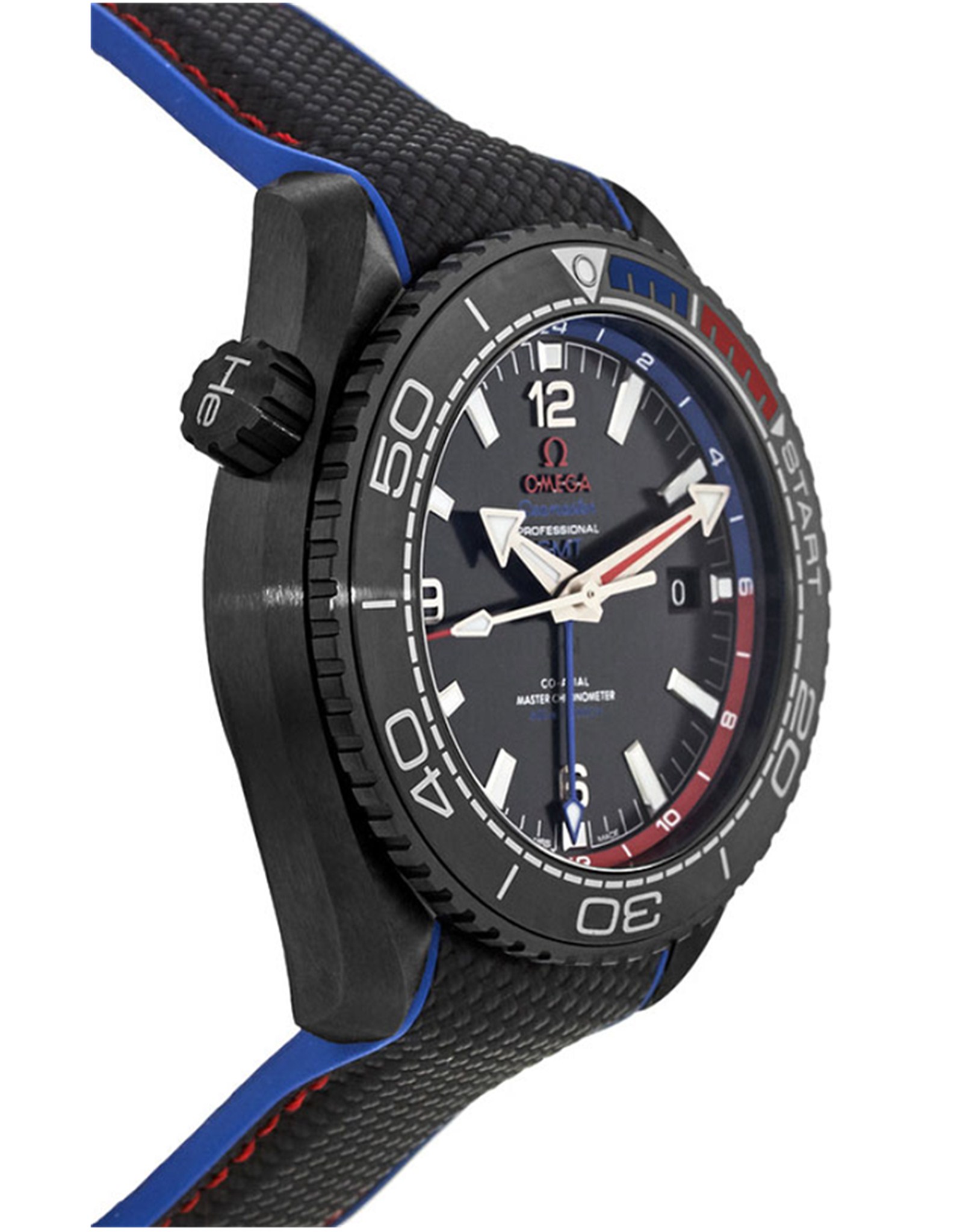 Omega Planet Ocean Quadrante nero Dialcini Da Uomo 215.92.46.22.01.004 45,5 MM-1