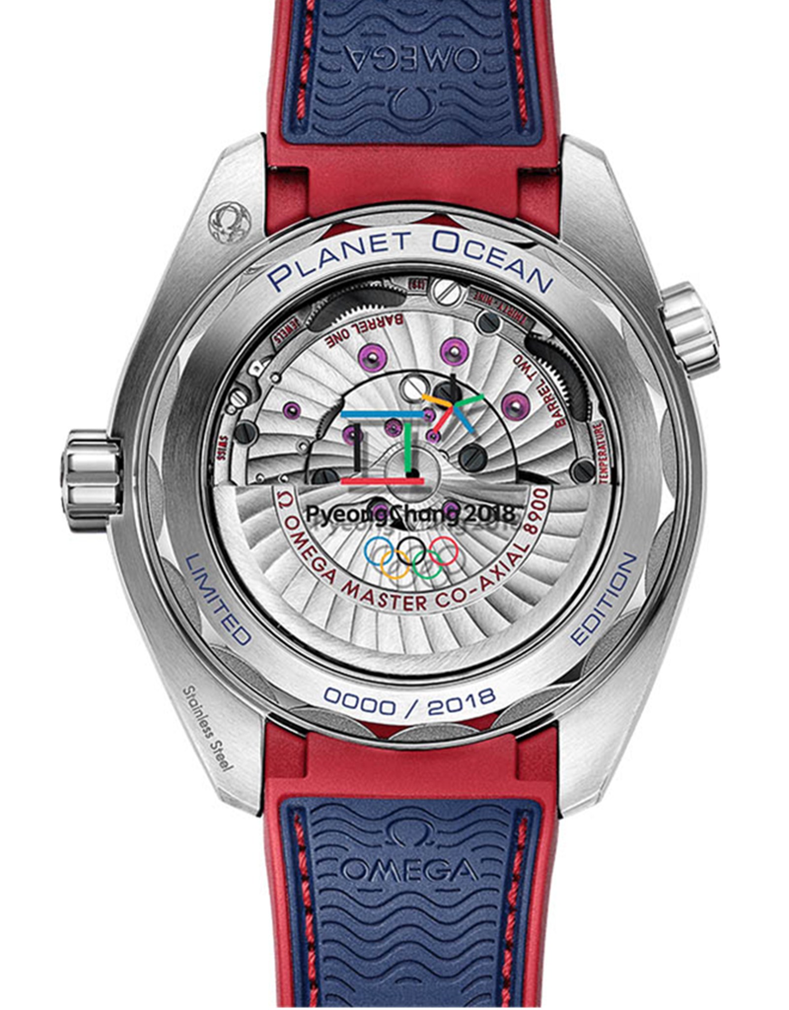Omega Planet Ocean blu Ceramic (Zro2) Quadrante 522.32.44.21.03.001 43,5 MM-1