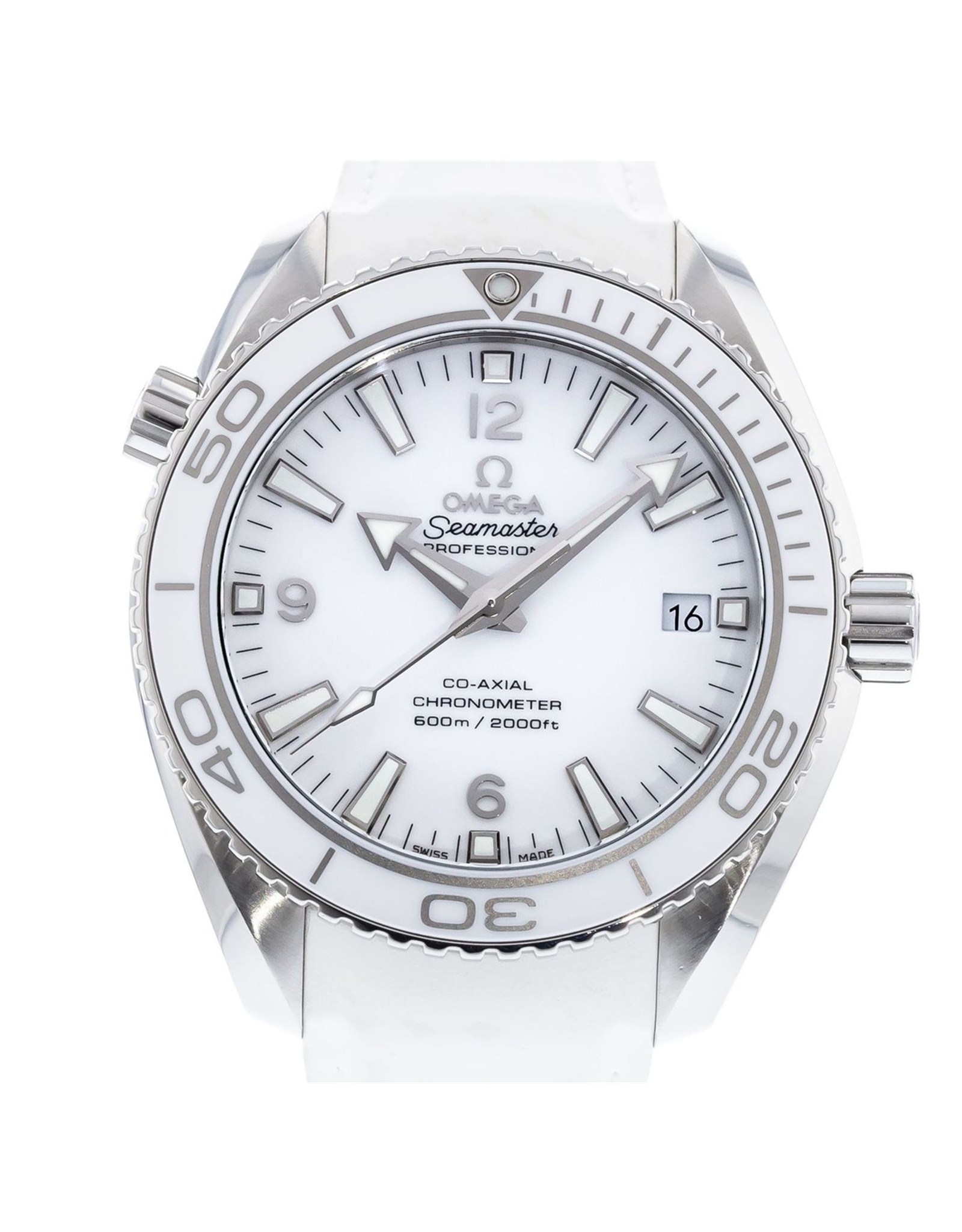 Omega Planet Ocean Quadrante bianco Orologi Replica Da Uomo 215.33.40.20.04.001 39,5 MM-1